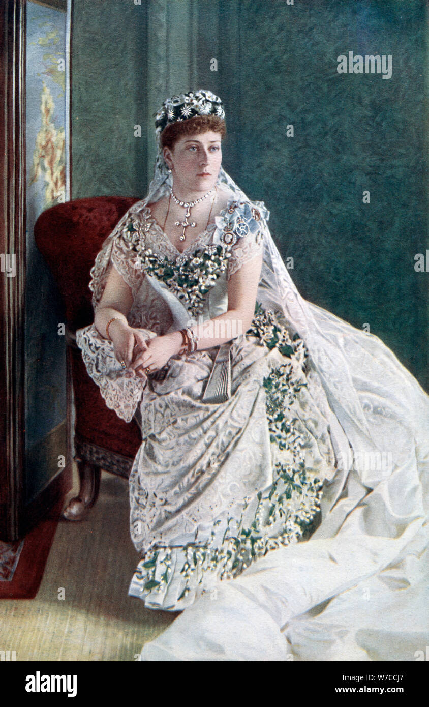 La principessa Beatrice, fine XIX-inizio XX secolo.Artista: W&D Downey Foto Stock