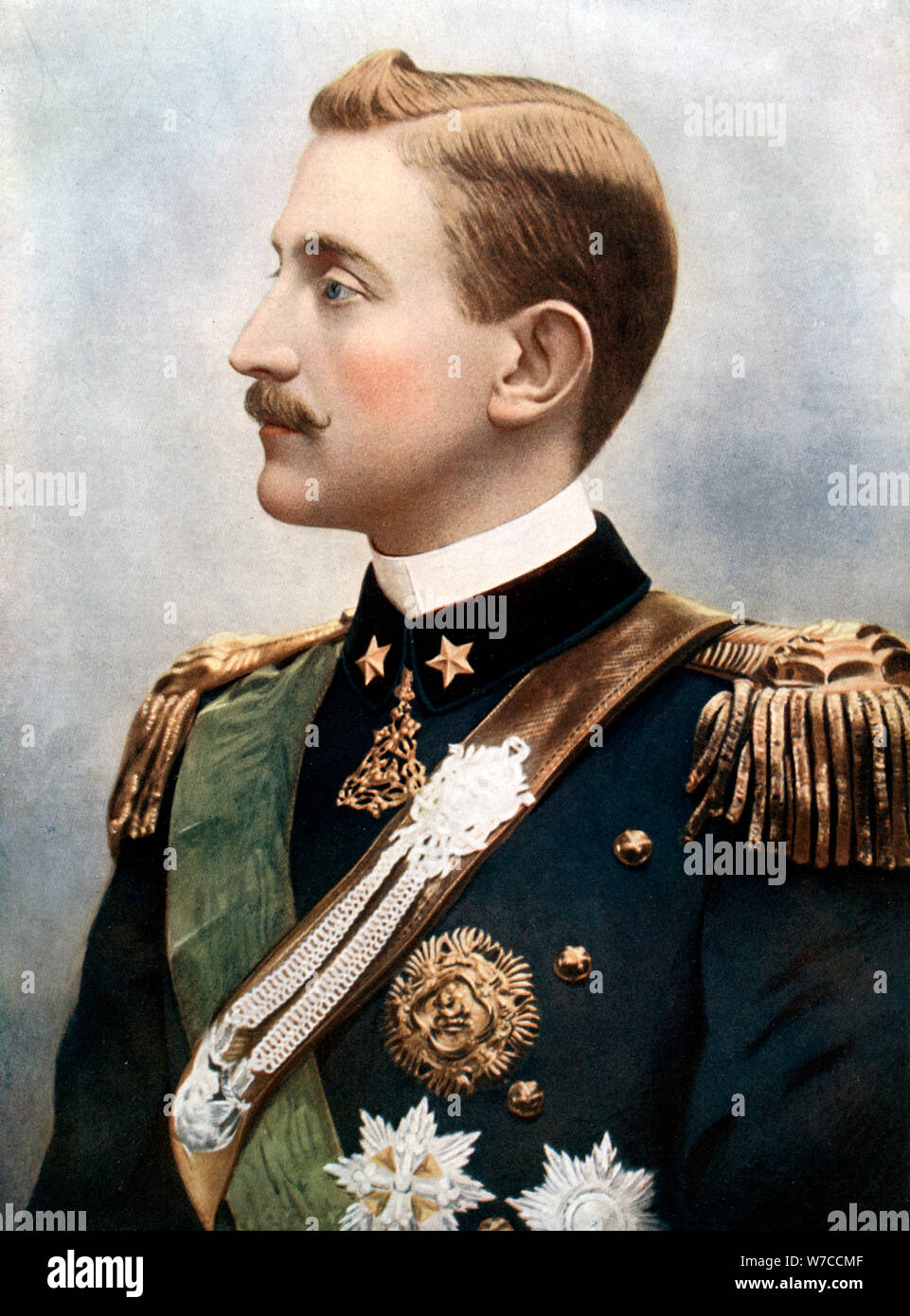 Emanuele Filiberto, duca d'Aosta, fine del XIX secolo. Artista: sconosciuto Foto Stock