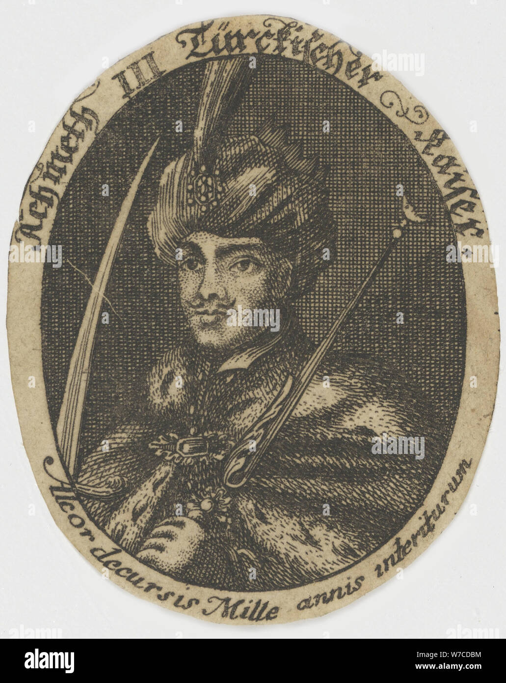 Il sultano Ahmed III (1673-1736). Foto Stock