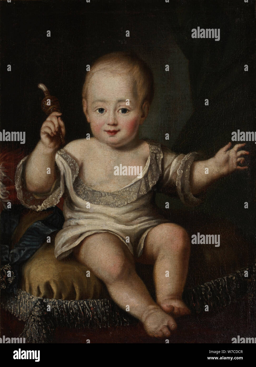 Ritratto del granduca Alessandro Pavlovich della Russia (1777-1825) come bambino. Foto Stock