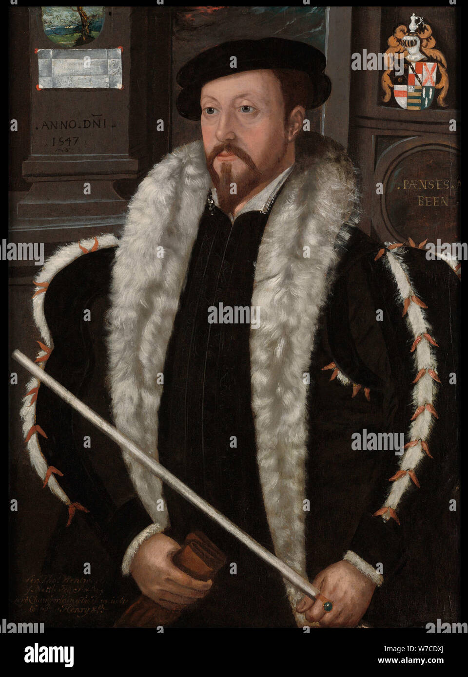 Ritratto di Thomas Wentworth, primo Baron Wentworth (1501-1551). Foto Stock