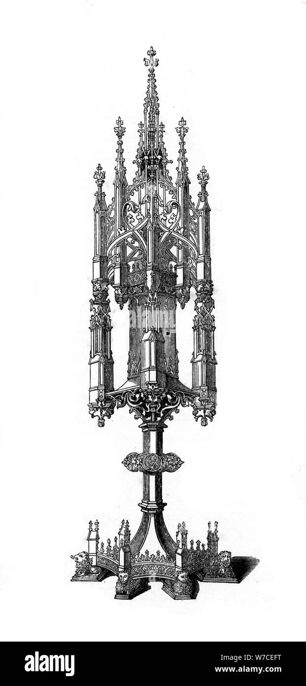 Ostensorio, (1843).Artista: Henry Shaw Foto Stock