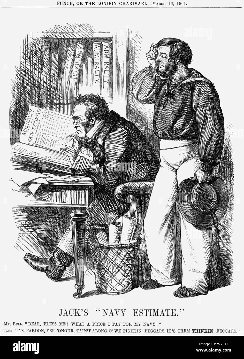 "Jack's Navy stima', 1861. Artista: sconosciuto Foto Stock