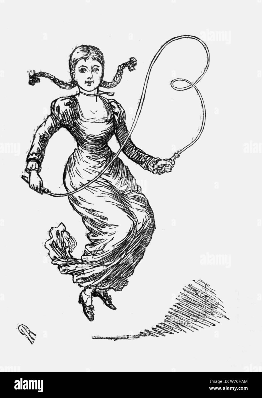 "Attraente" atletica, 1877. Artista: Priestman Atkinson Foto Stock