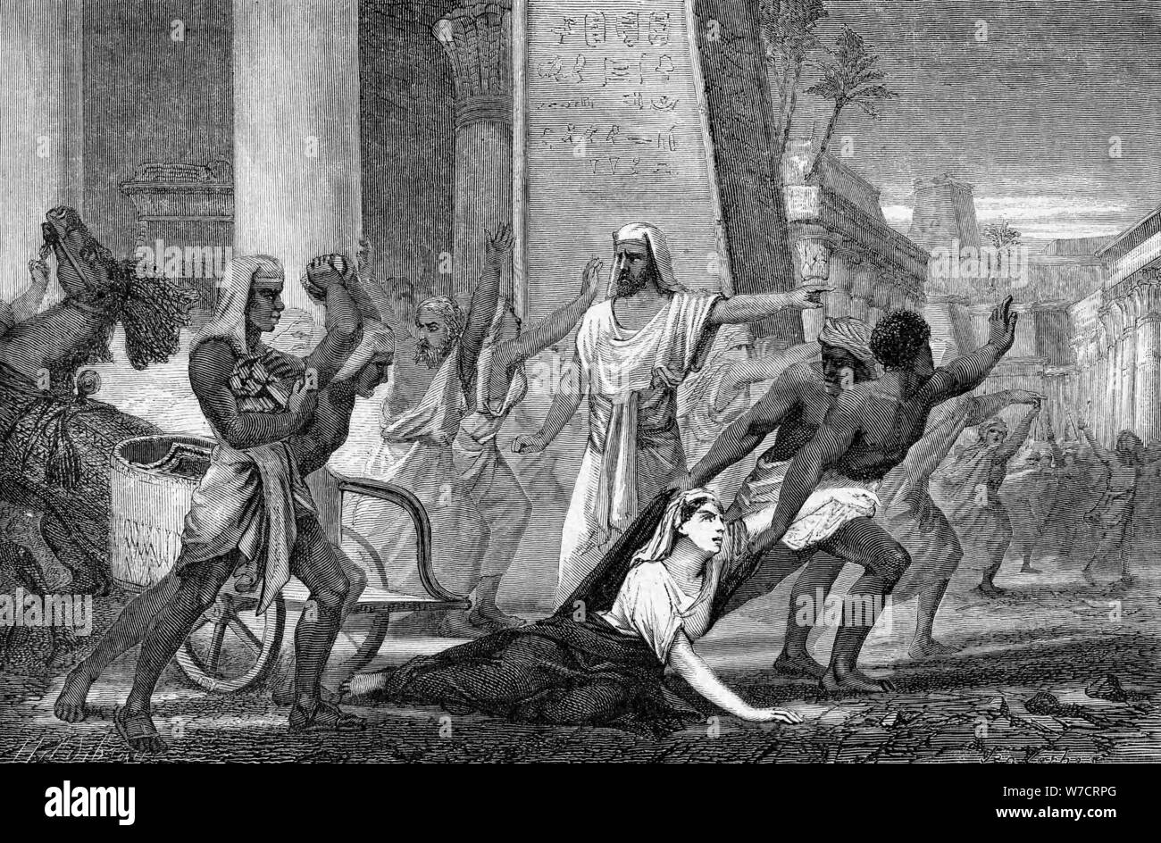 L assassinio di archeologo, neo-platonica del matematico e filosofo, 415 (a metà del XIX secolo). Artista: sconosciuto Foto Stock