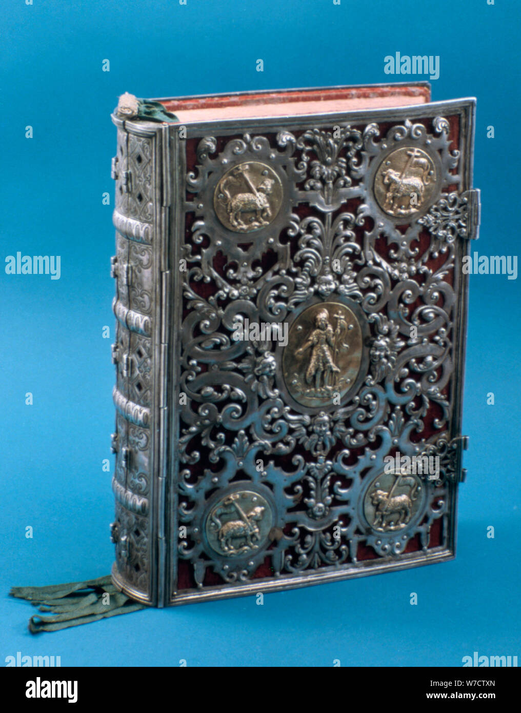 La Bibbia, portoghese, del XVII secolo. Artista: sconosciuto Foto Stock
