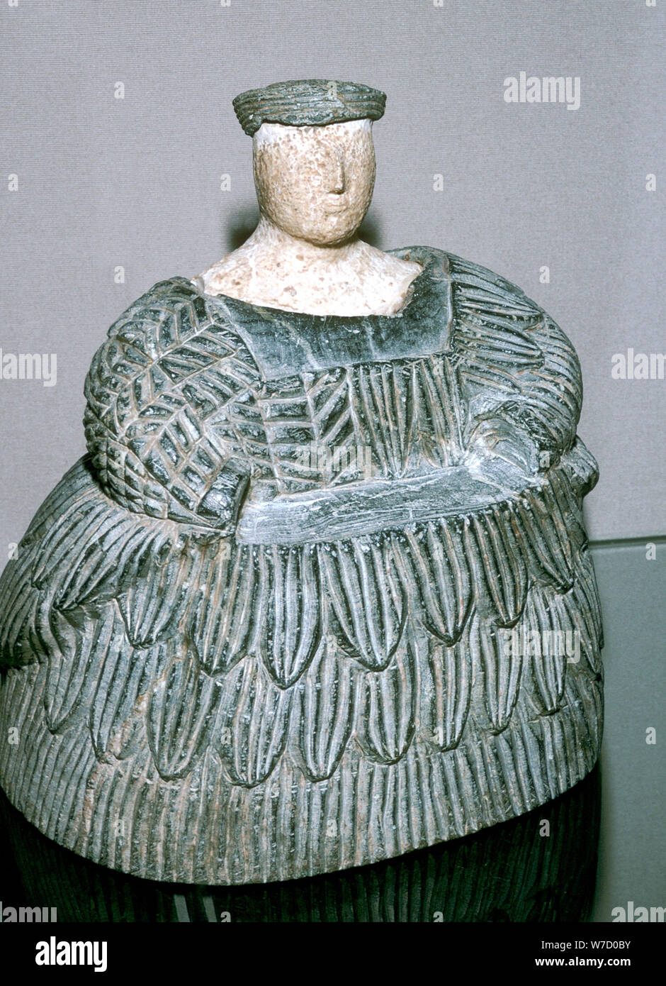 La Principessa di Battriana indossando un abito Kaukenes, Bactrian, fine del terzo millennio. Artista: sconosciuto Foto Stock