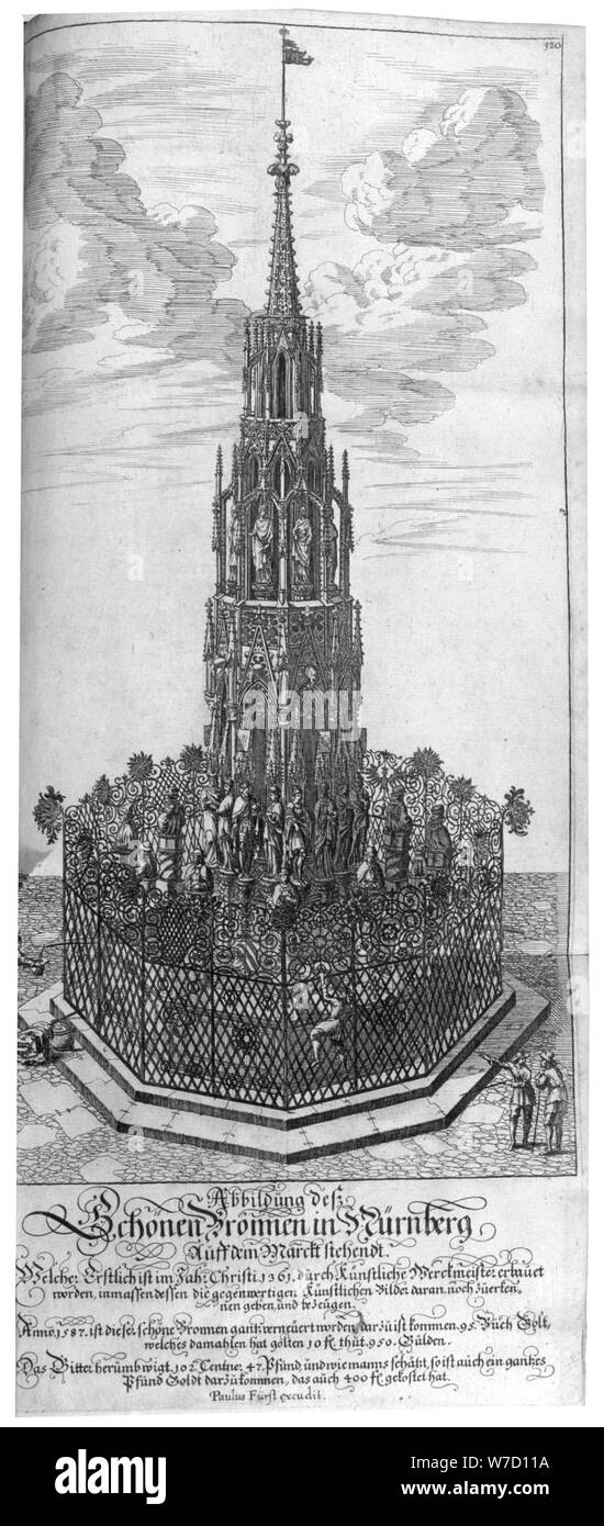 Titolo pagina di Architectura Curiosa la Nova, 1664. Artista: Georg Andreas Bockler Foto Stock