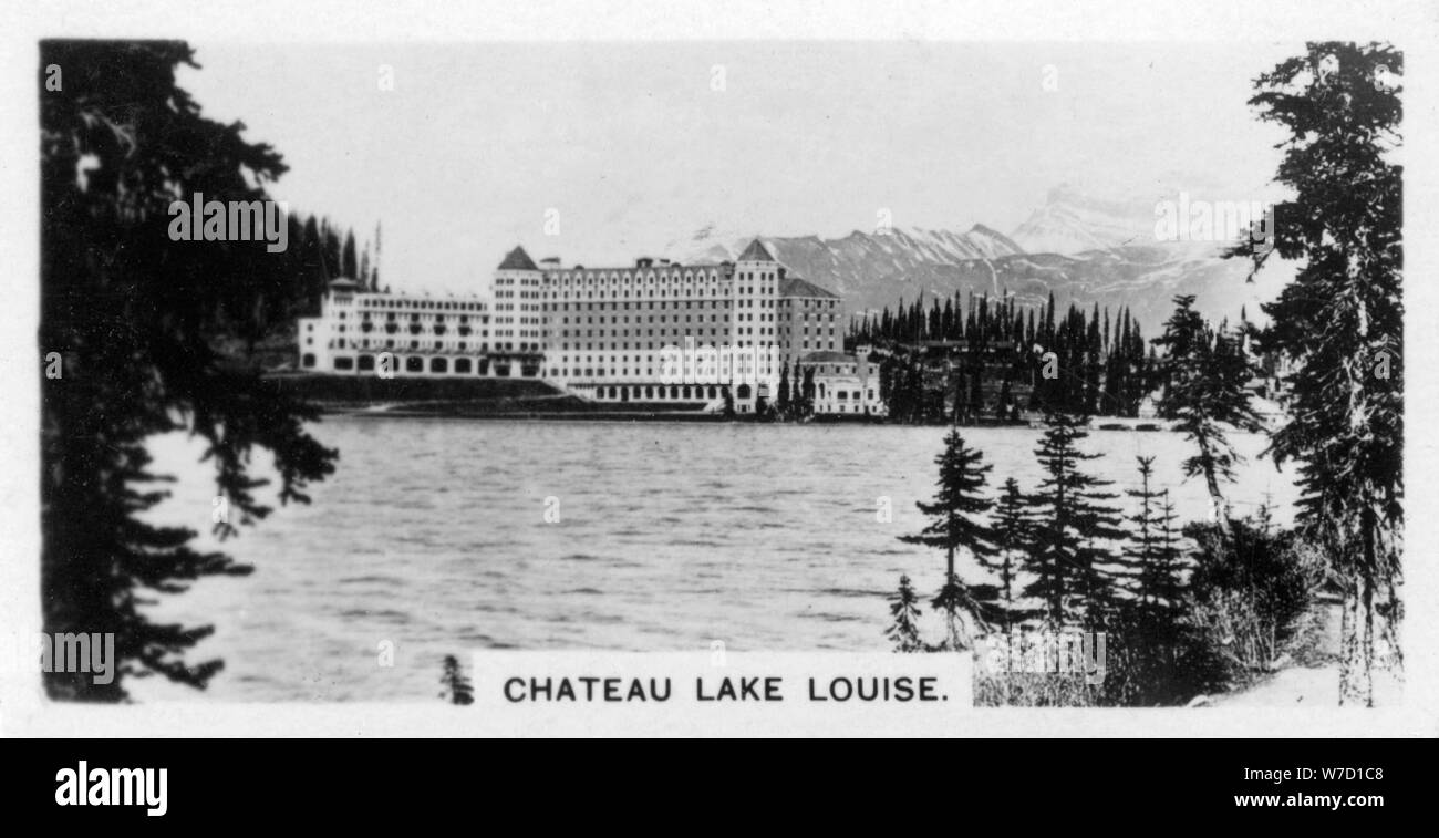 Chateau Lake Louise, Alberta, Canada, c1920s. Artista: sconosciuto Foto Stock