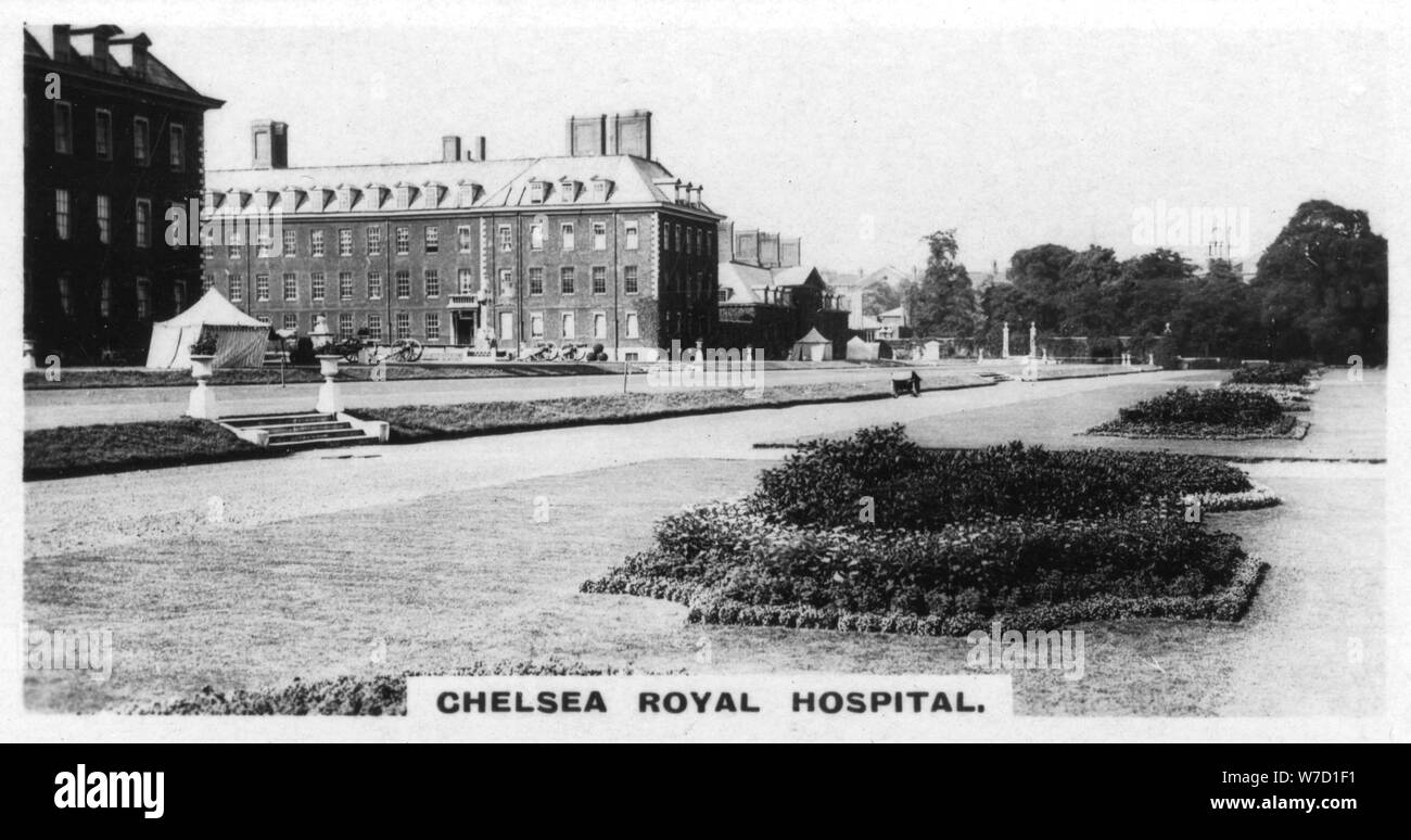 'Chelsea Royal Hospital', Londra, c1920s. Artista: sconosciuto Foto Stock