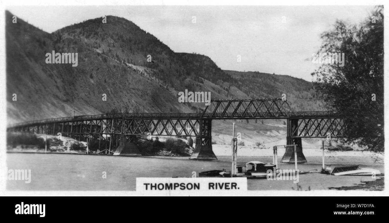 Thompson River, British Columbia, Canada, c1920s. Artista: sconosciuto Foto Stock