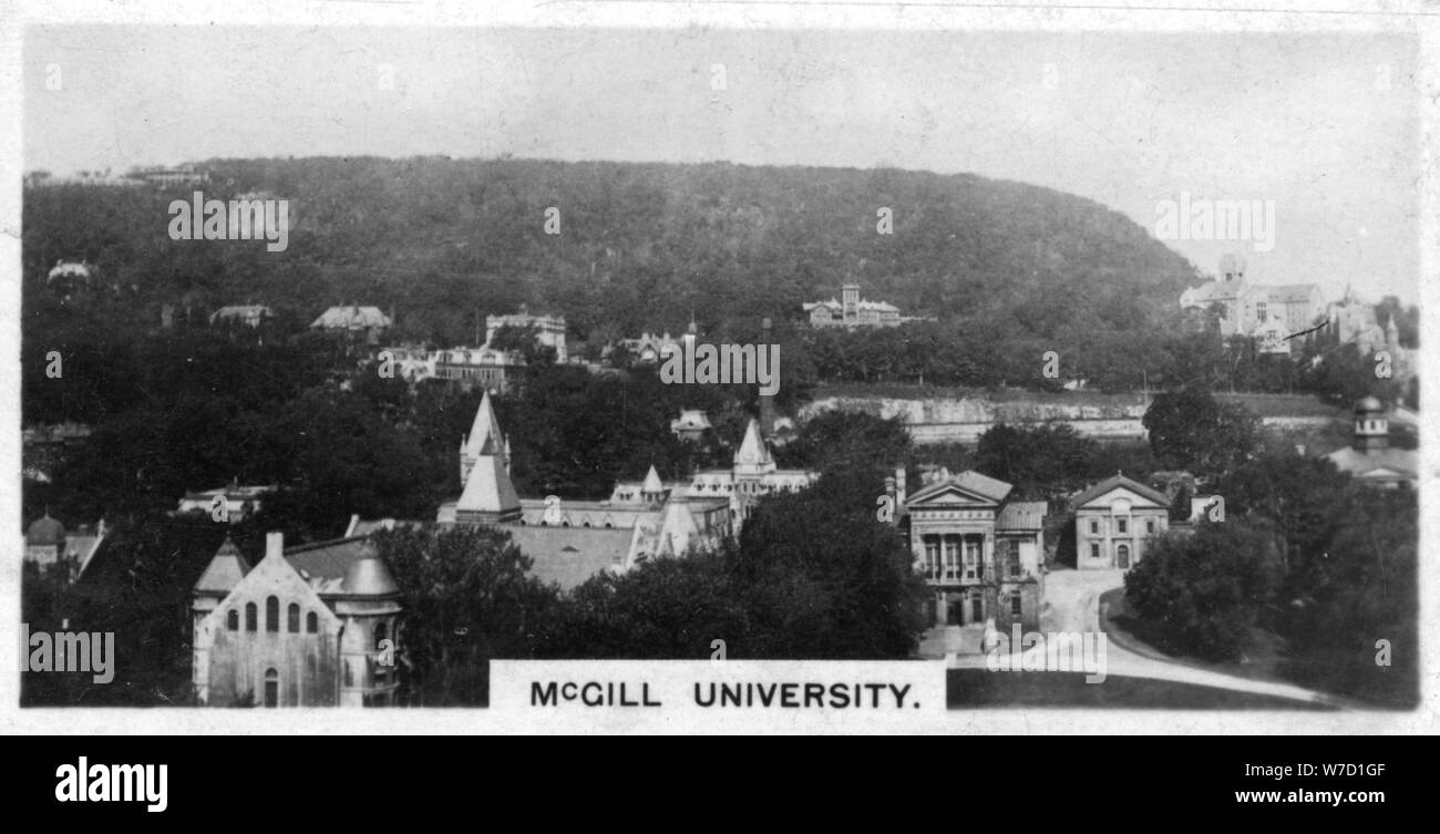 Presso la McGill University, Montreal, Canada, c1920s. Artista: sconosciuto Foto Stock