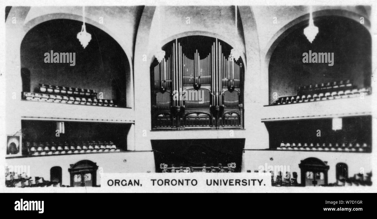 Organo, Università di Toronto, c1920s. Artista: sconosciuto Foto Stock