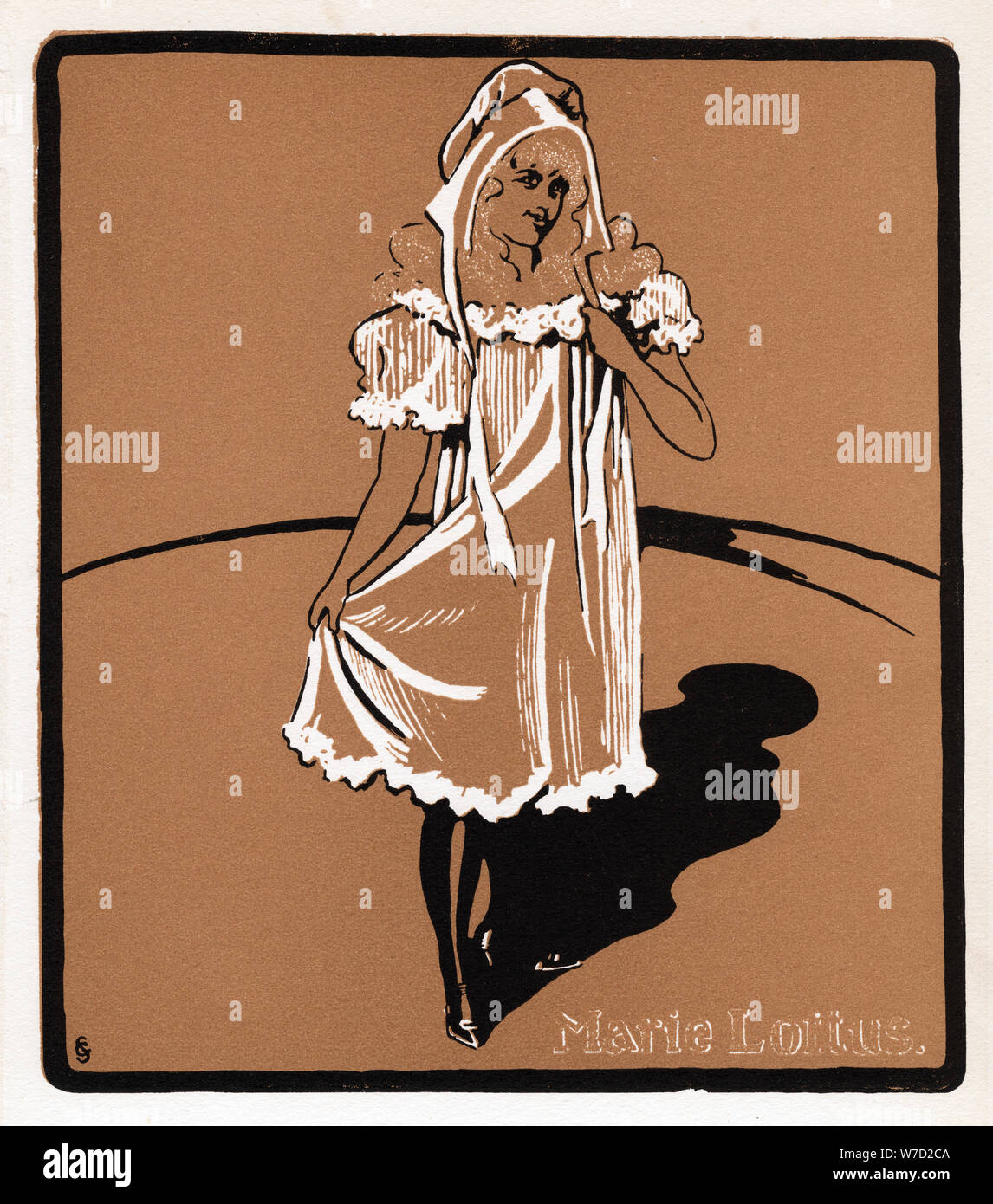 Marie Loftus (1857-1940), Scottish music hall star, fine del XIX secolo. Artista: sconosciuto Foto Stock