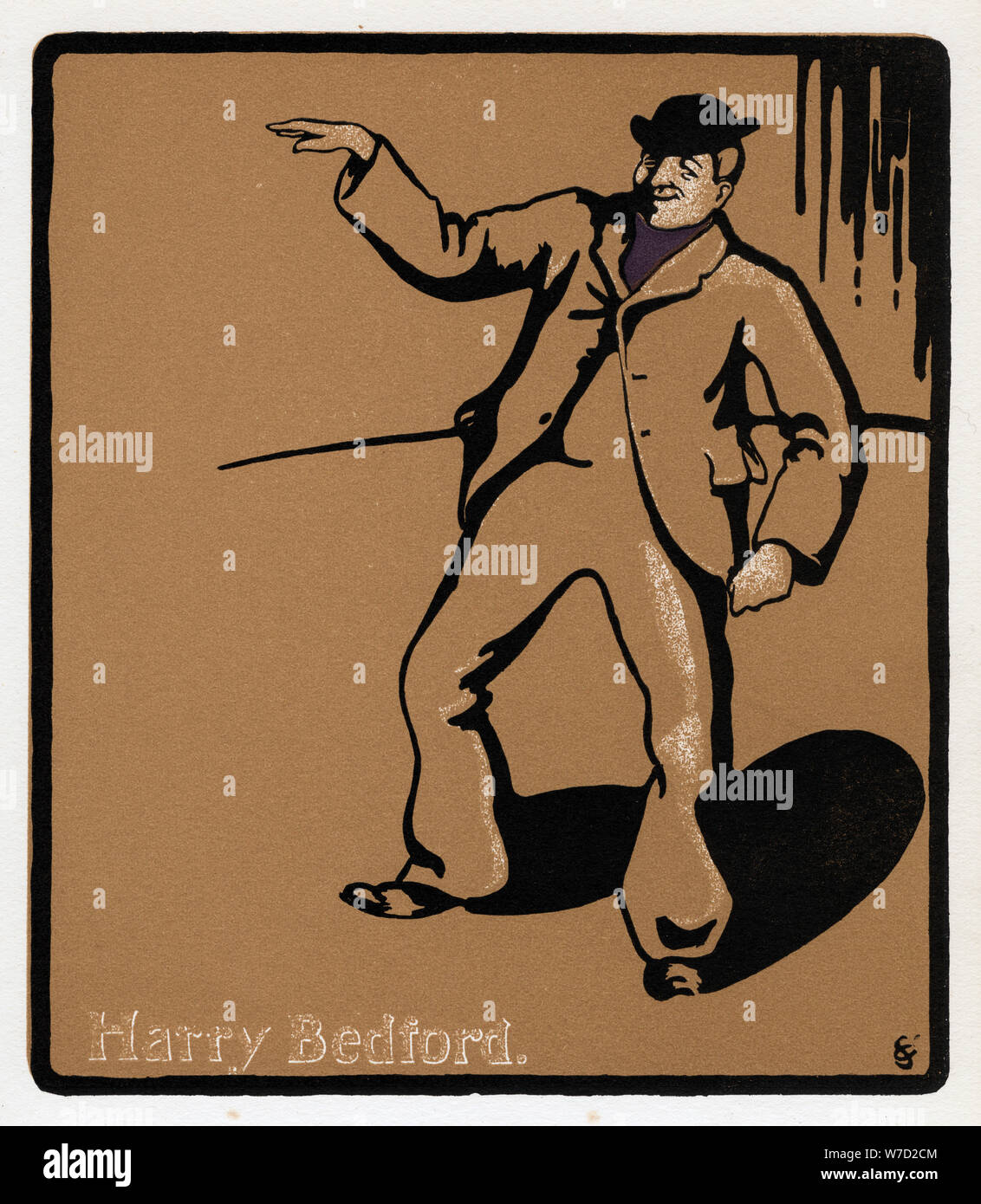 Harry Bedford, teatro comico, fine del XIX secolo. Artista: sconosciuto Foto Stock