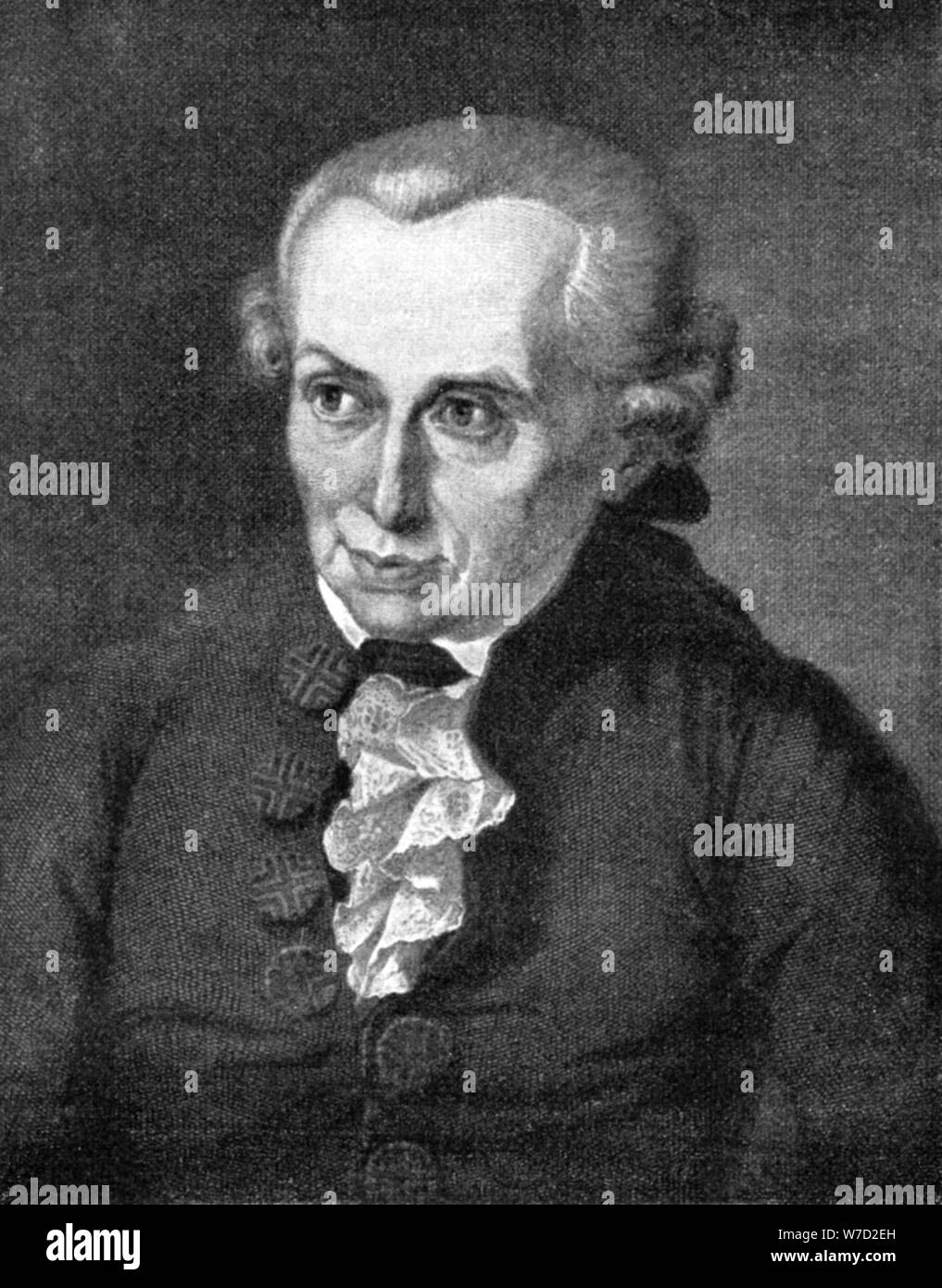 Immanuel Kant, filosofo tedesco, (1900). Artista: sconosciuto Foto Stock