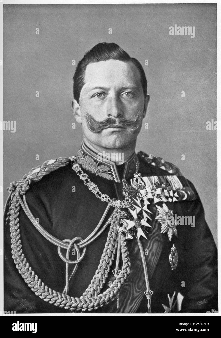 Wilhelm II, Imperatore di Germania, 1900.Artista: Reichard & Lindner Foto Stock