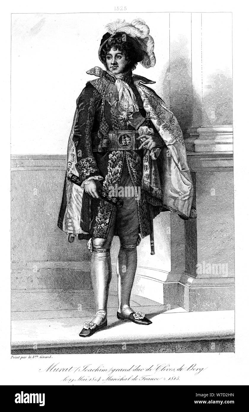 Gioacchino Murat (1767-1815), il Maresciallo di Francia 1839.Artista: Geille Foto Stock