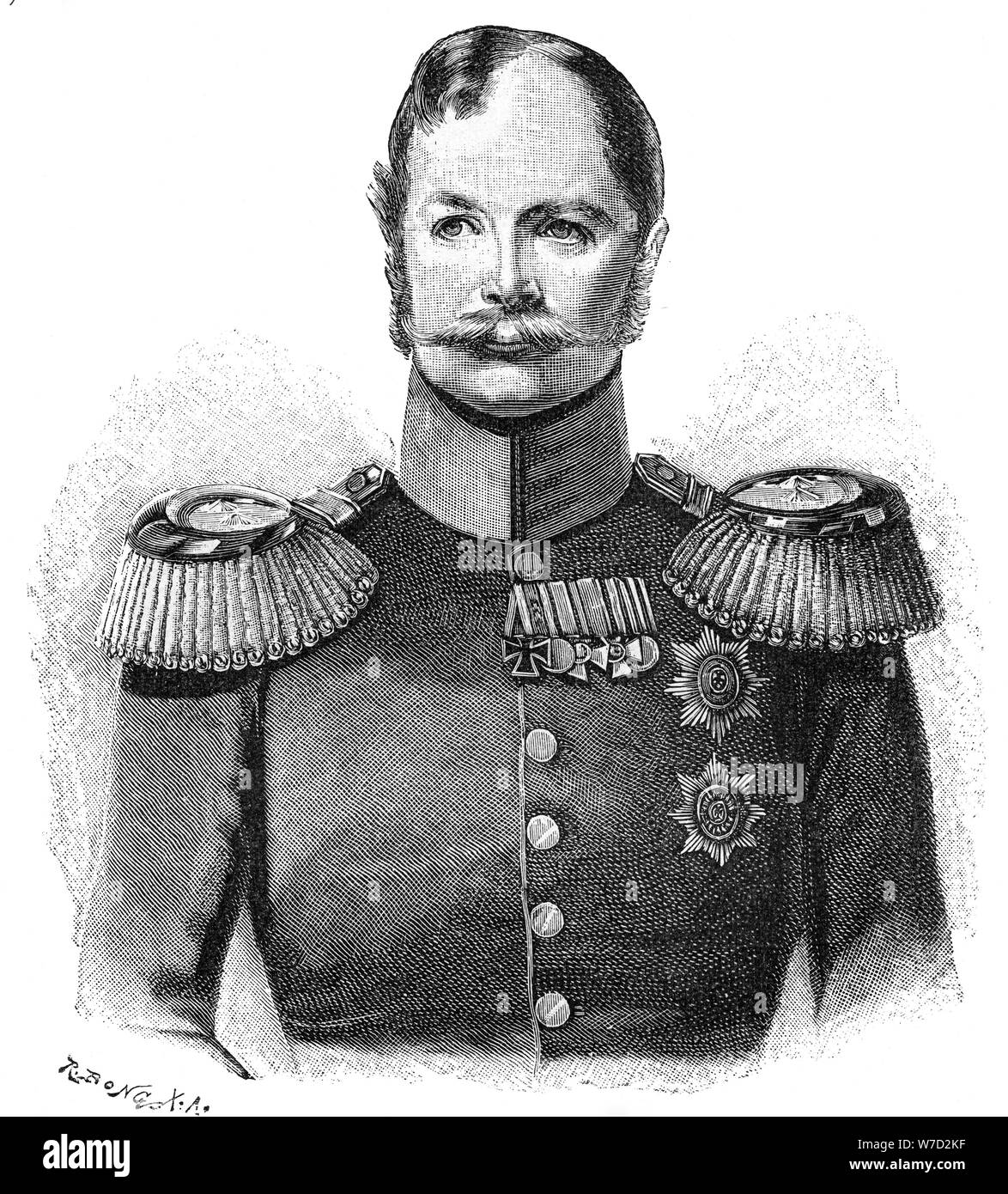 Wilhelm II, Imperatore di Germania, 1900. Artista: sconosciuto Foto Stock