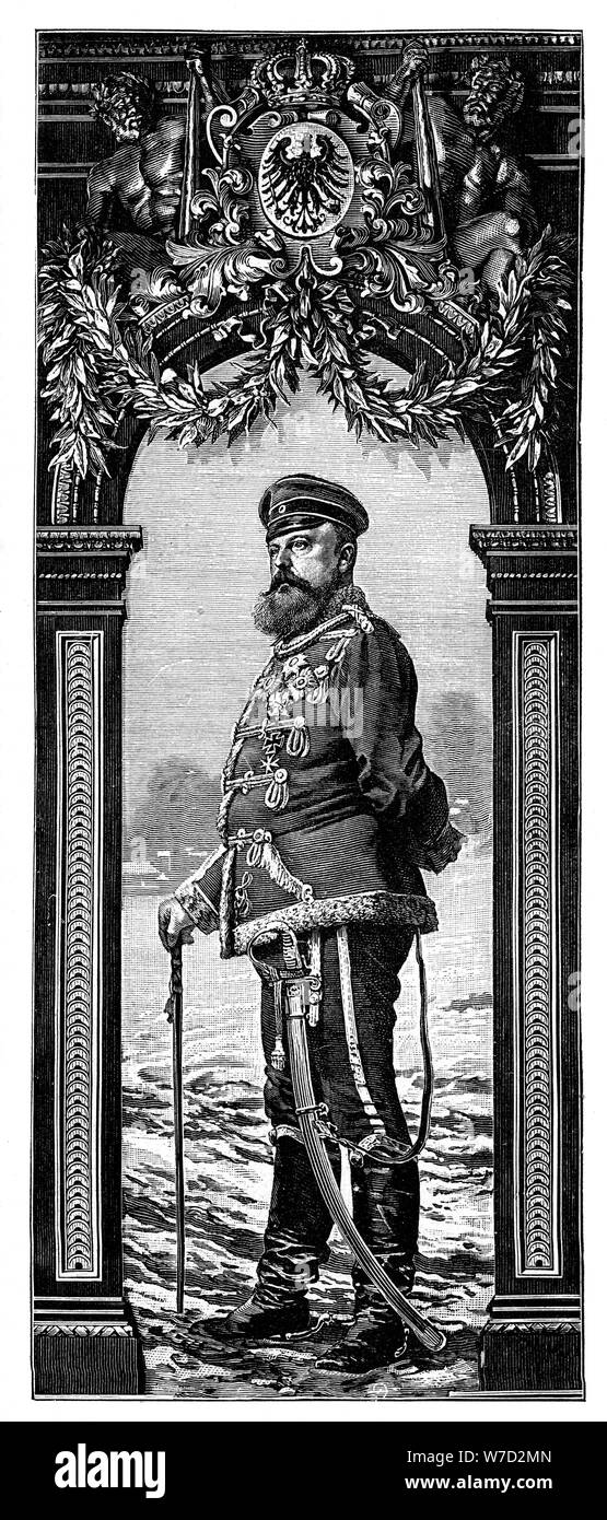 Il principe Friedrich Karl di Prussia (1900).Artista: Berner Foto Stock