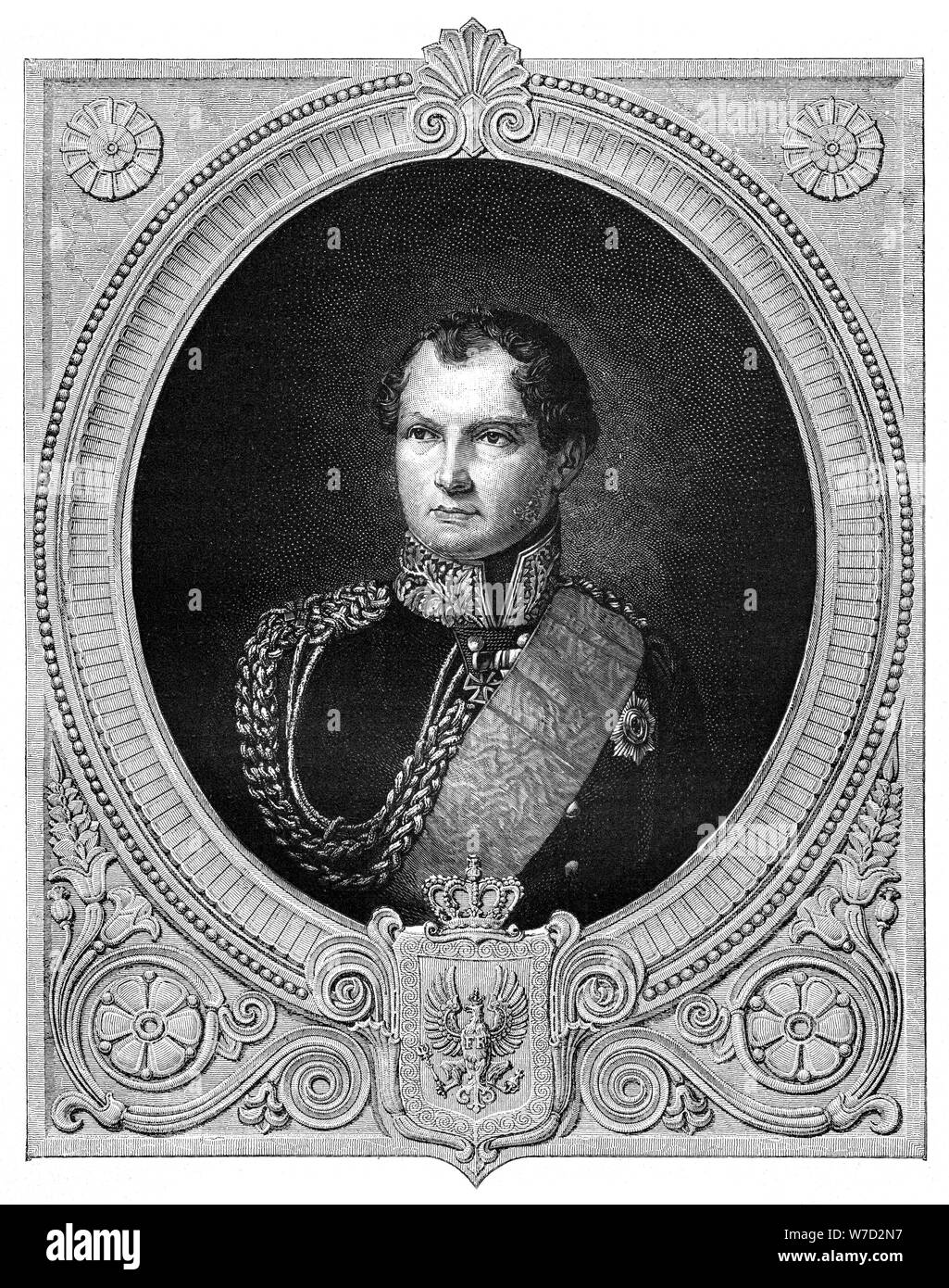 Federico Guglielmo IV, re di Prussia (1900).Artista: Eduard Eichens Foto Stock