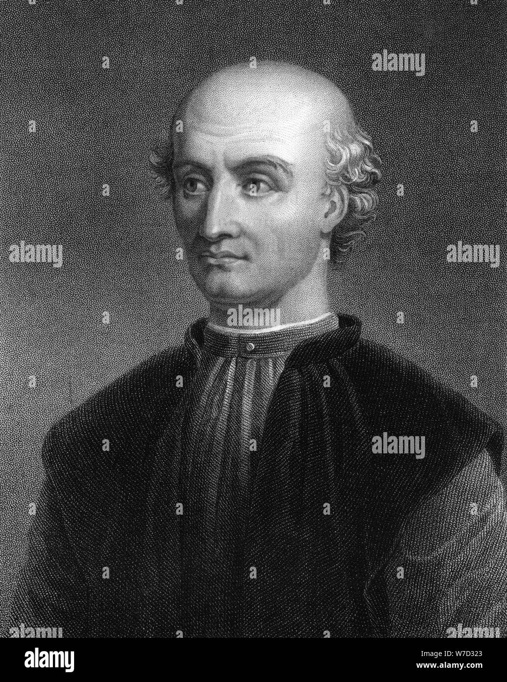 Donato Bramante, Italiano architetto rinascimentale (1836).Artista: James Posselwhite Foto Stock