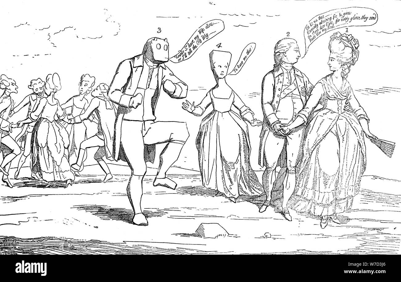 'Monuments ultimamente scoperto su Salisbury Plain", 1782. Artista: sconosciuto Foto Stock