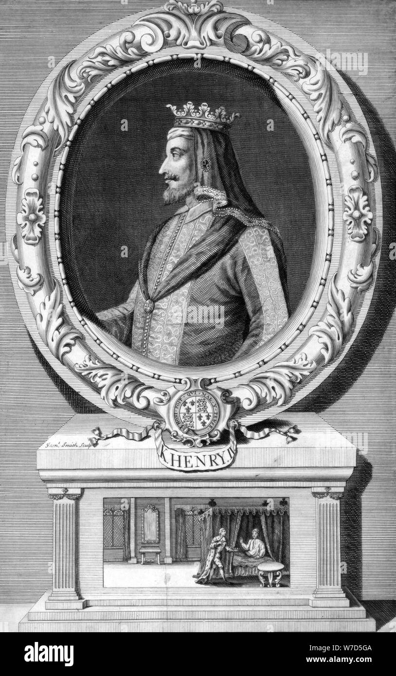 Enrico IV, re d'Inghilterra.Artista: J Smith Foto Stock