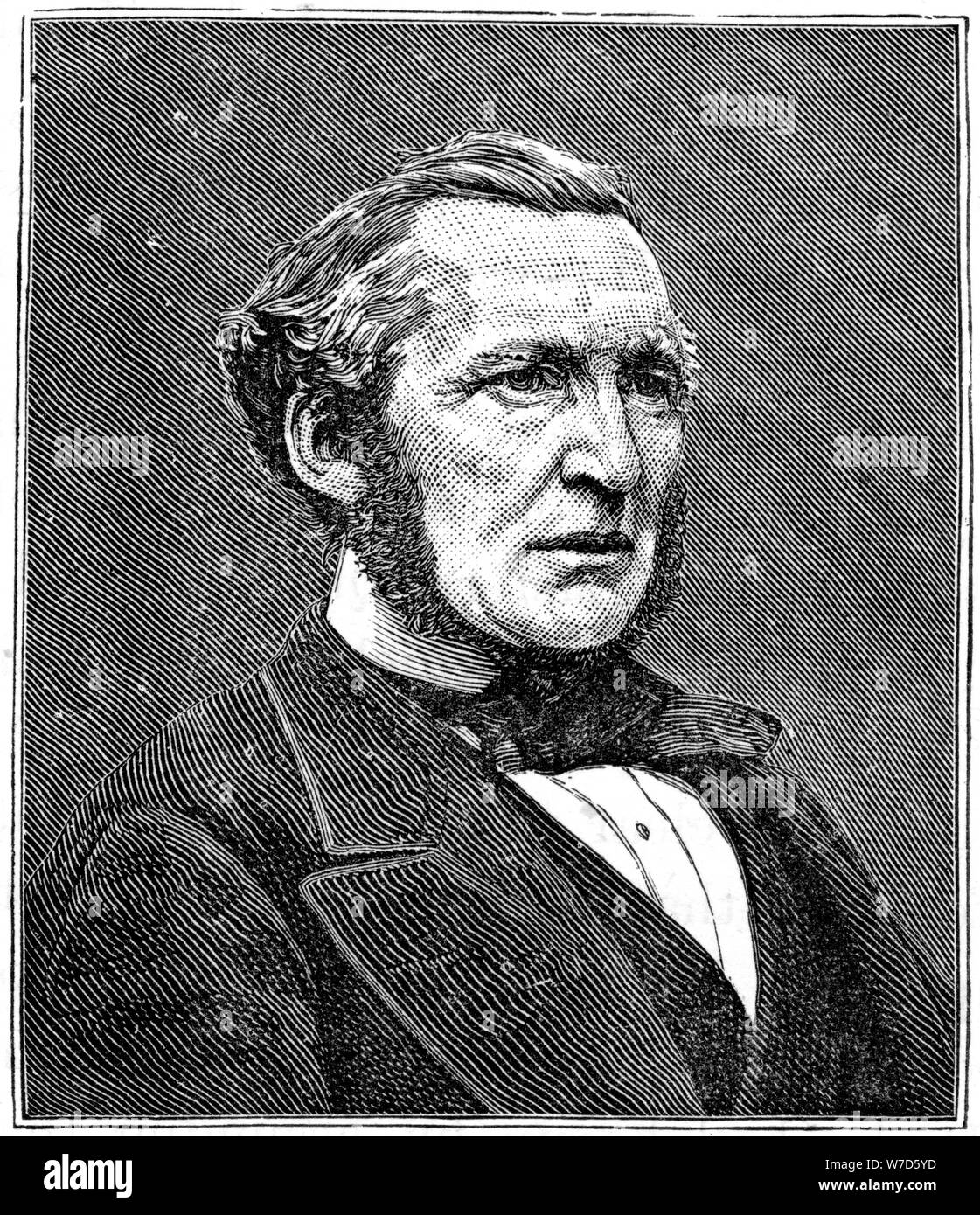 Hugh Cairns, primo Earl Cairns, xix secolo statista inglese, (1900).Artista: Russell & Figli Foto Stock