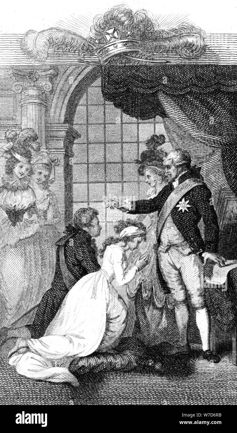 Benedizione nuziale del Principe e della Principessa di Galles. Artista: Rothwell Foto Stock