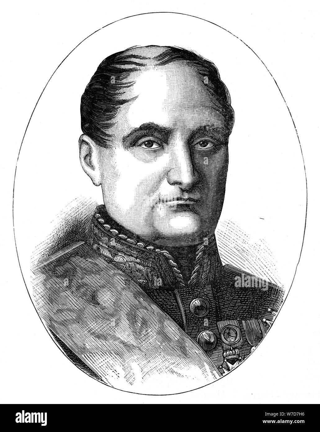 Il principe Girolamo Bonaparte (1784-1860). Artista: sconosciuto Foto Stock