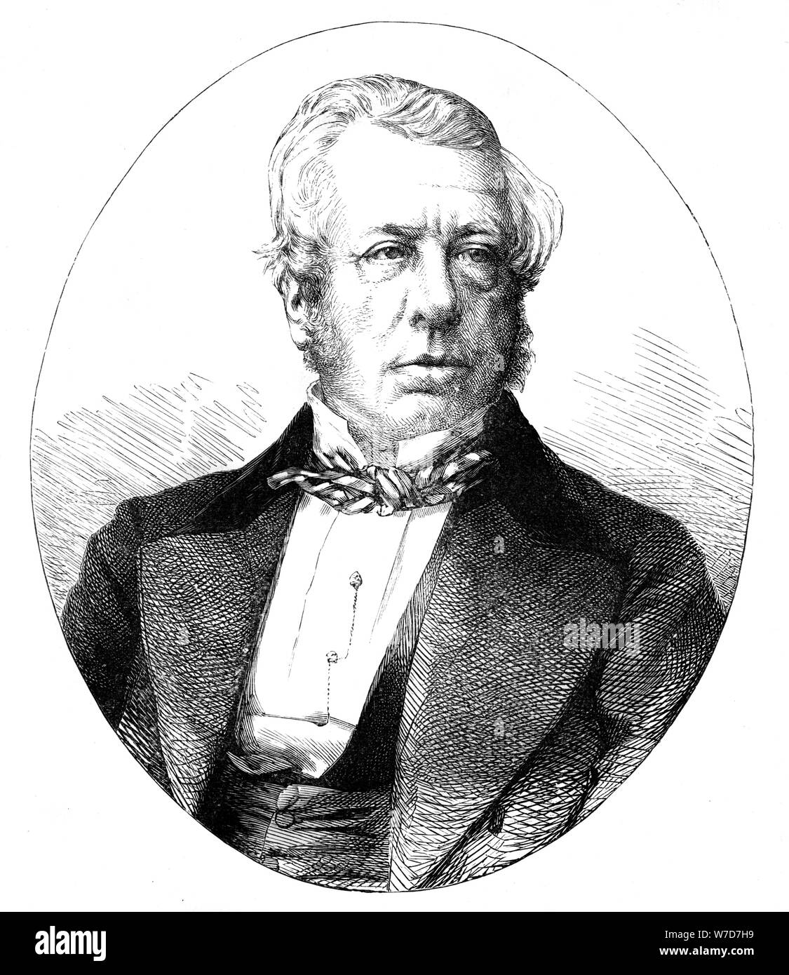 George William Frederick Howard (1802-1864), 7° Conte di Carlisle, British politico e statista. Artista: sconosciuto Foto Stock