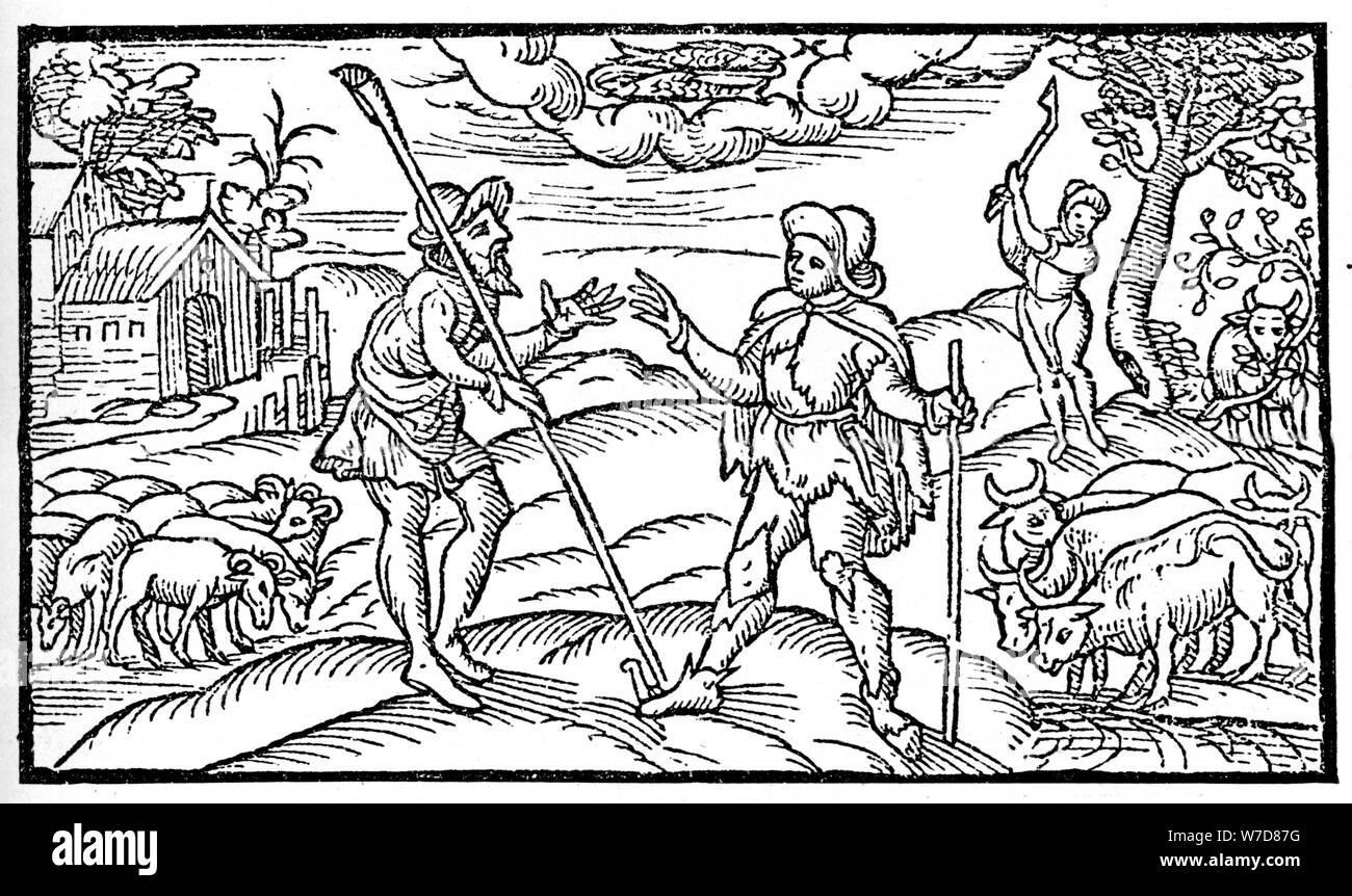 Febbraio, 1597 (1893). Artista: sconosciuto Foto Stock