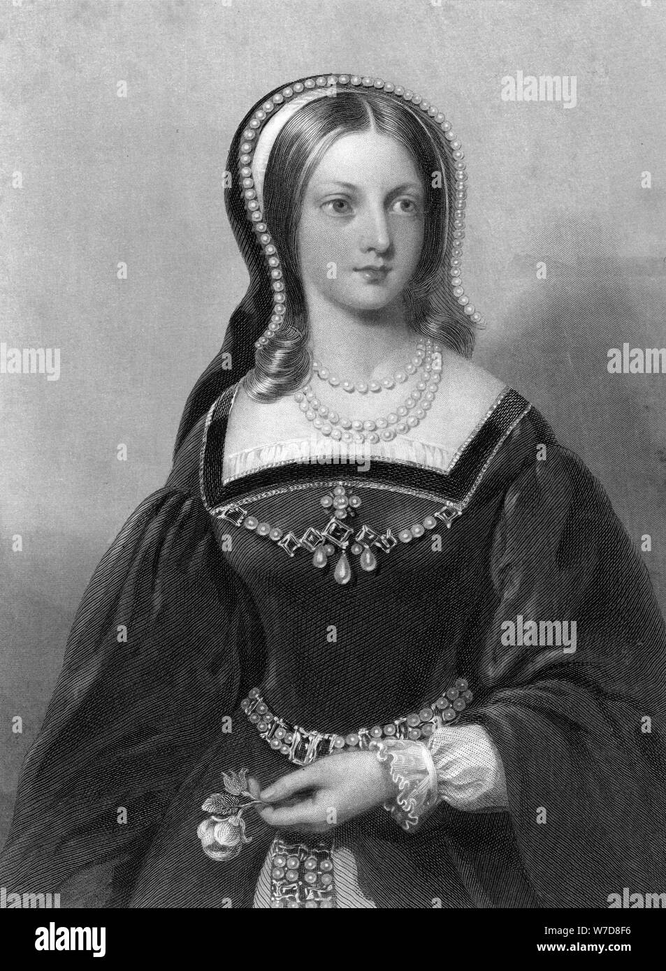 Lady Jane grigio, Regina dell'Inghilterra. Artista: W Holl Foto Stock