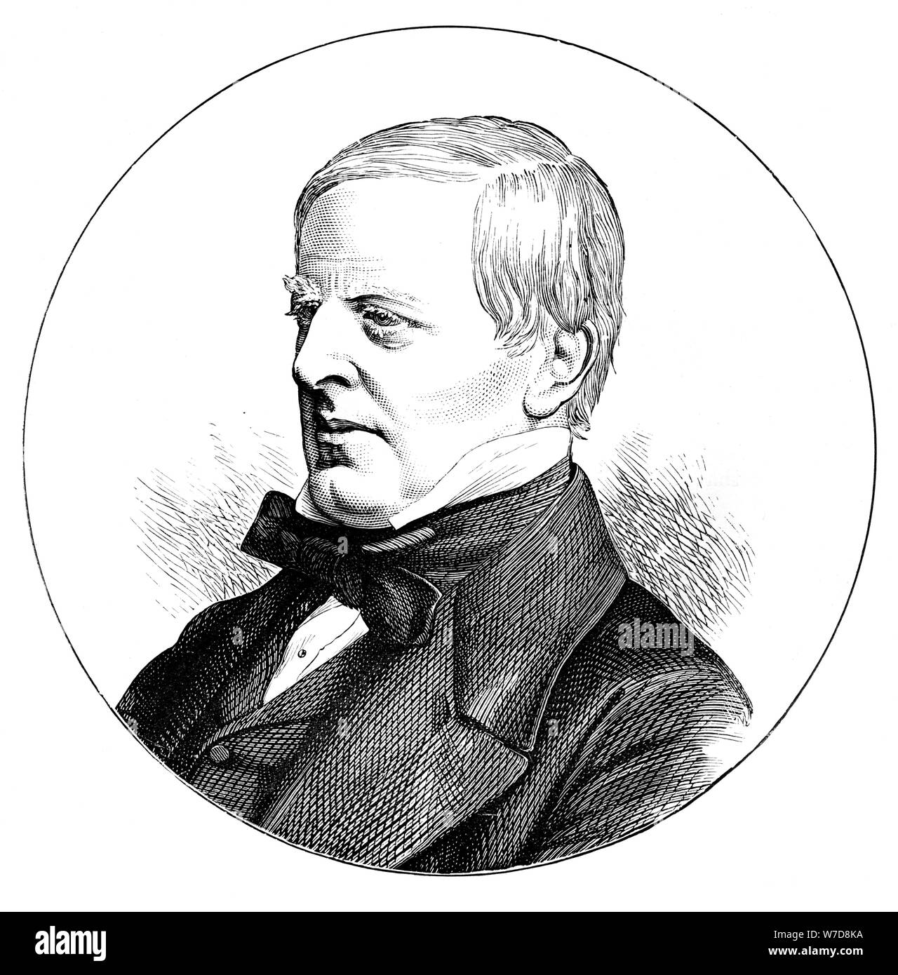 Robert Lowe (1811-1892), uomo politico britannico. Artista: sconosciuto Foto Stock