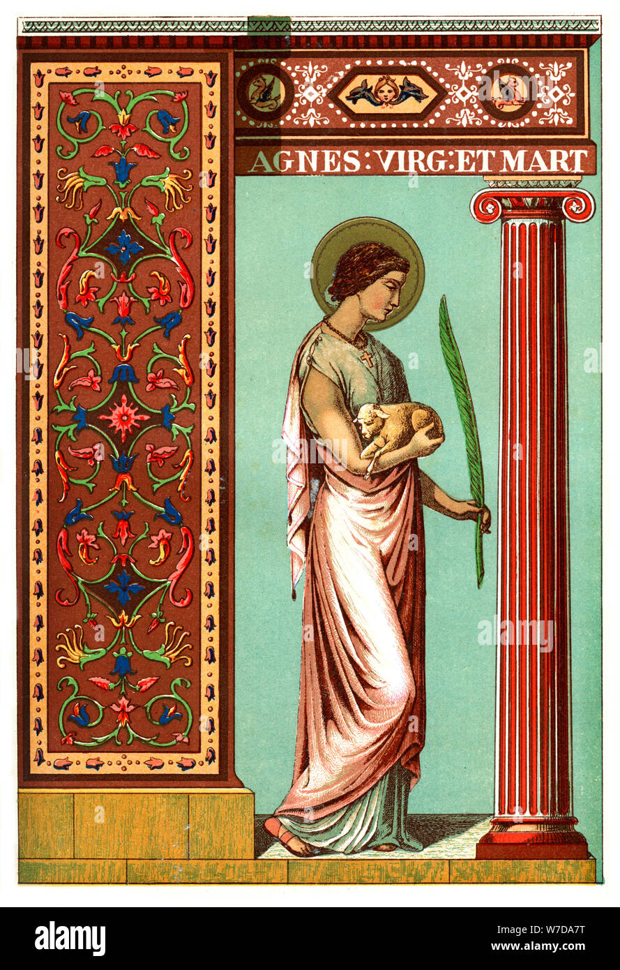 St Agnes, 1886. Artista: sconosciuto Foto Stock