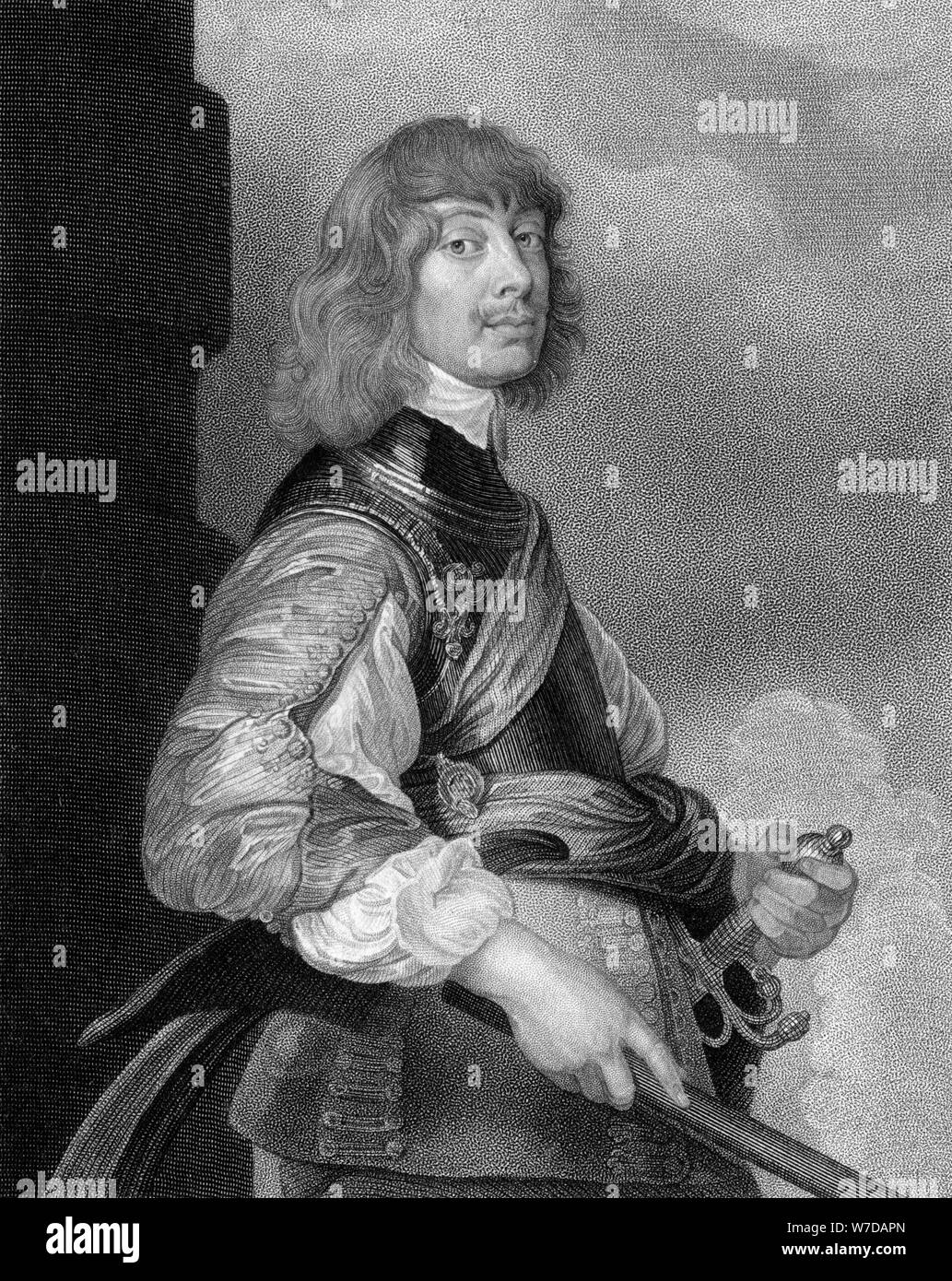 Algernon Percy, decimo conte di Northumberland (1602-1668), 1824.Artista: TA Dean Foto Stock