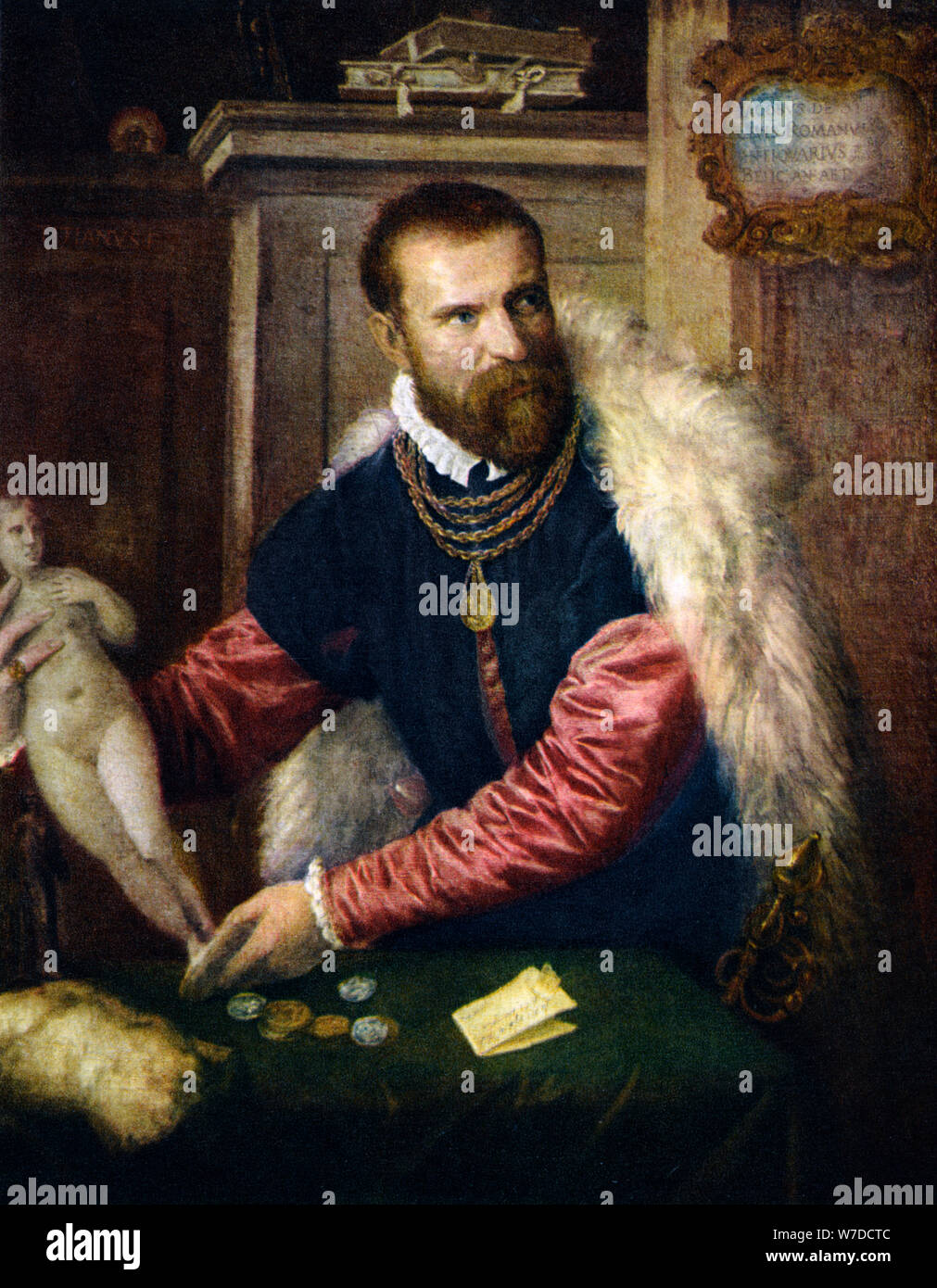 "Jacopo Strada", 1568, (1937). Artista: Tiziano Foto Stock