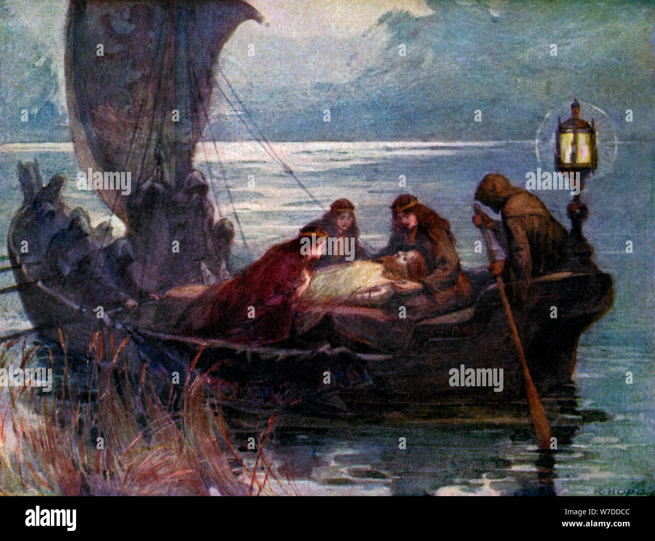 Il passaggio di Arthur, 1925. Artista: sconosciuto Foto Stock