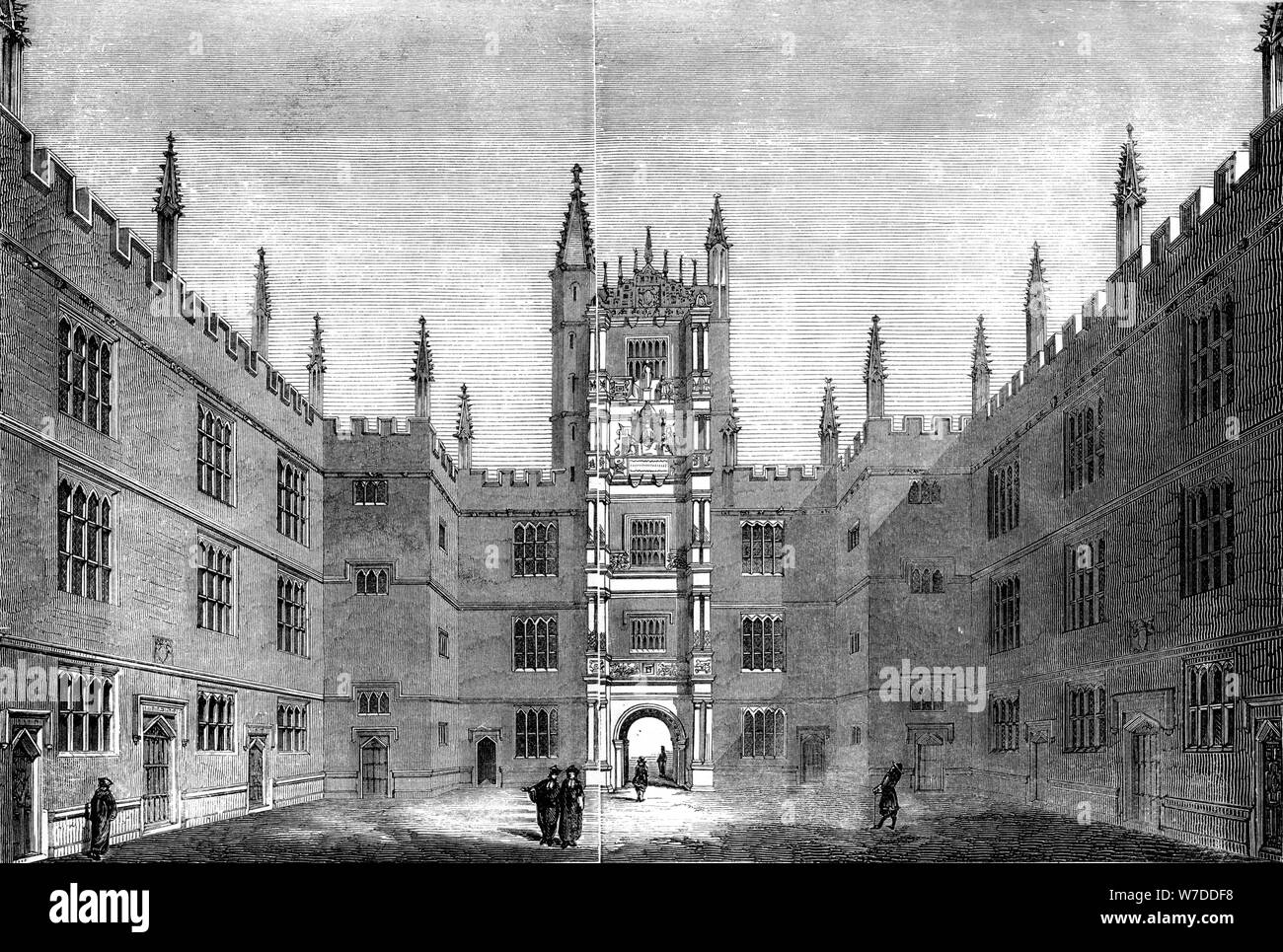 Università di Oxford, 1849. Artista: sconosciuto Foto Stock