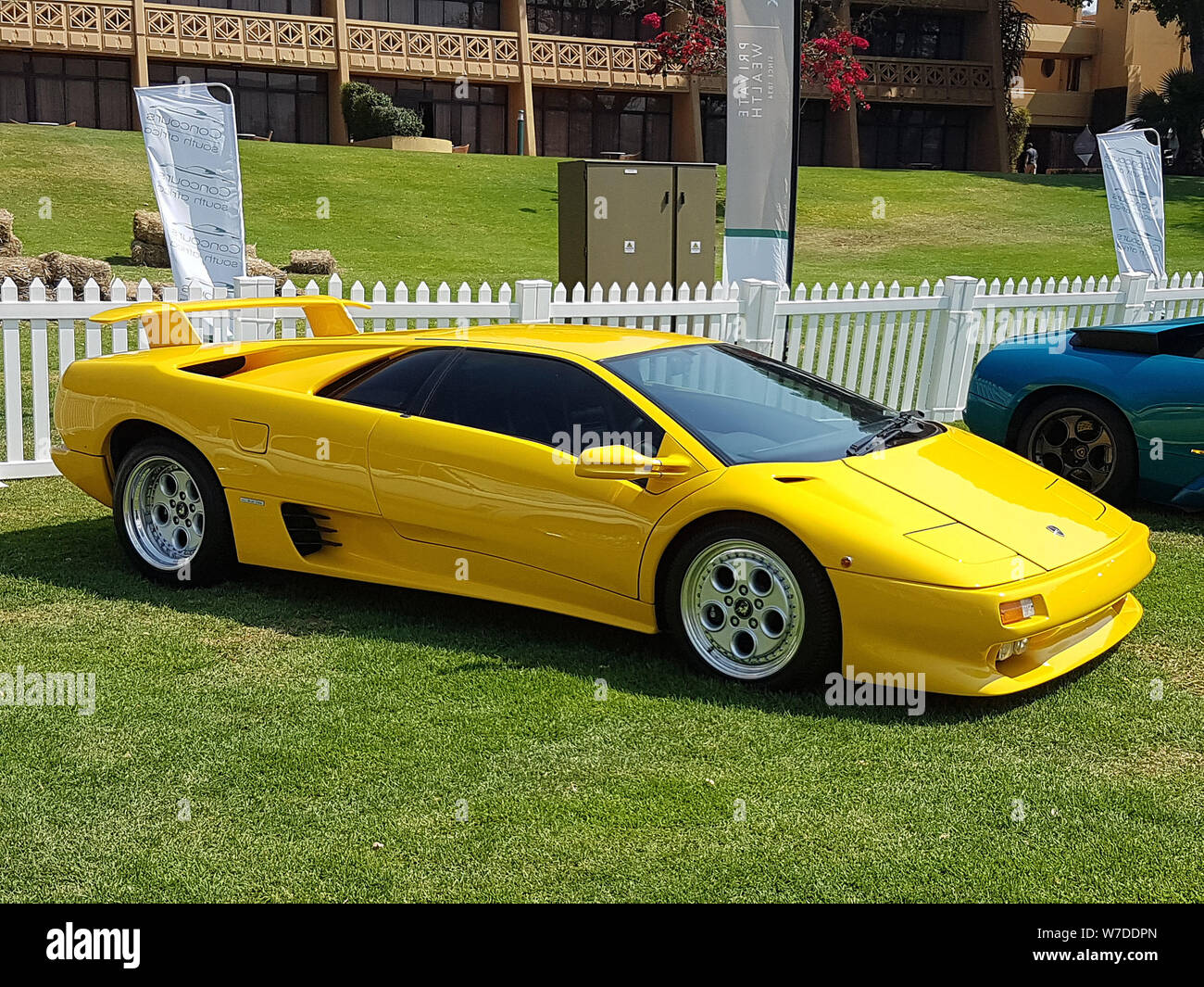 Lamborghini Diablo sul display al Concours, Sun City, in Sudafrica Foto Stock