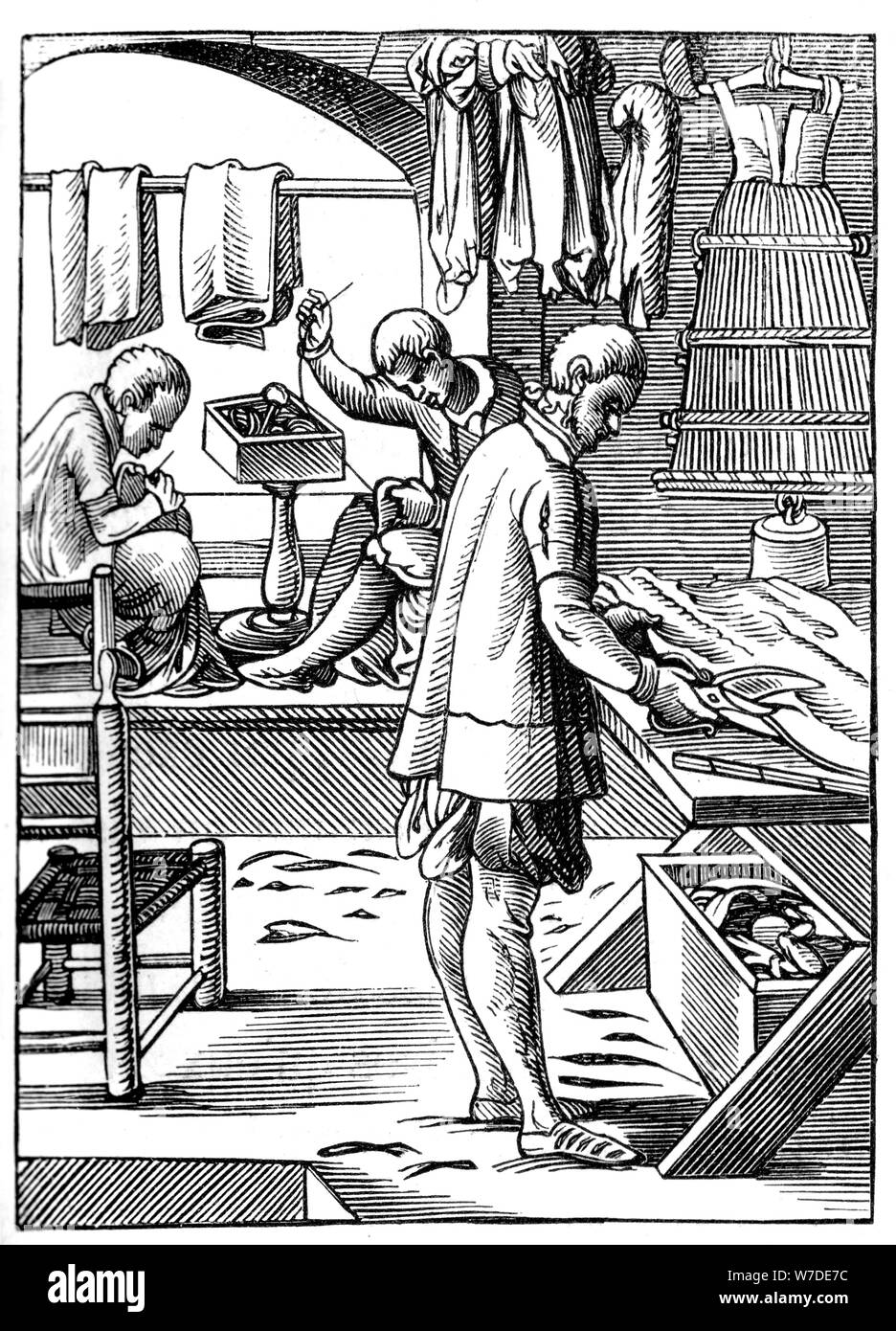 Sarto, XVI secolo (1849).Artista: Jost Amman Foto Stock