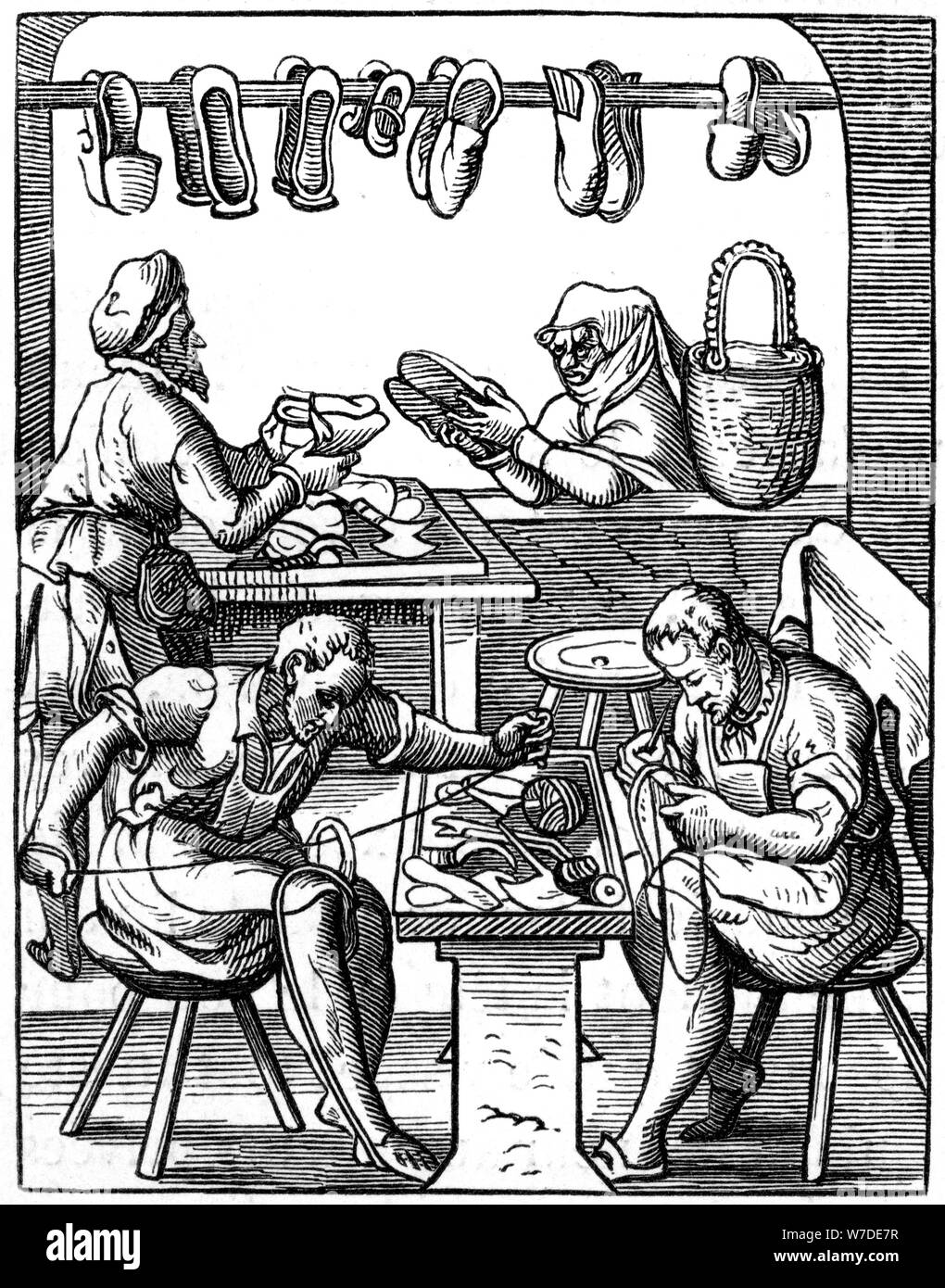 Cobbler, cinquecento (184).Artista: Jost Amman Foto Stock