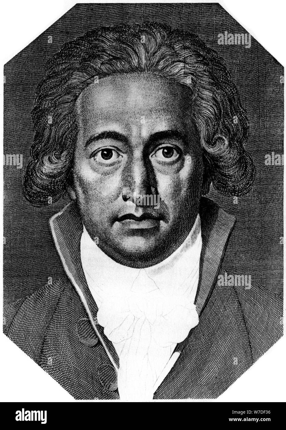 Johann Wolfgang von Goethe, poeta tedesco, drammaturgo e scienziato, nel 1791. Artista: sconosciuto Foto Stock