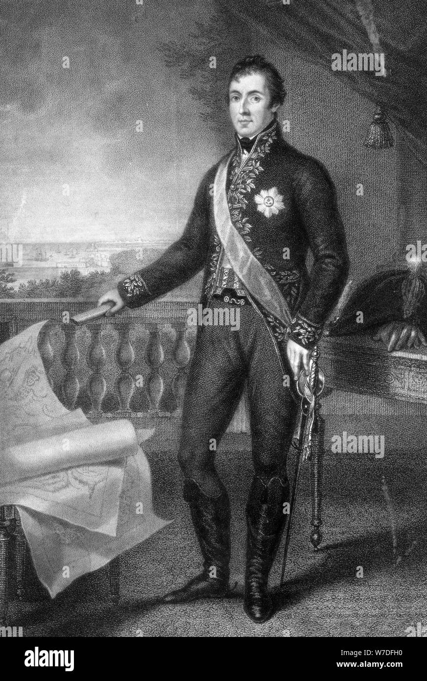 Arthur Wellesley (1769-1852), primo duca di Wellington, xix secolo. Artista: sconosciuto Foto Stock
