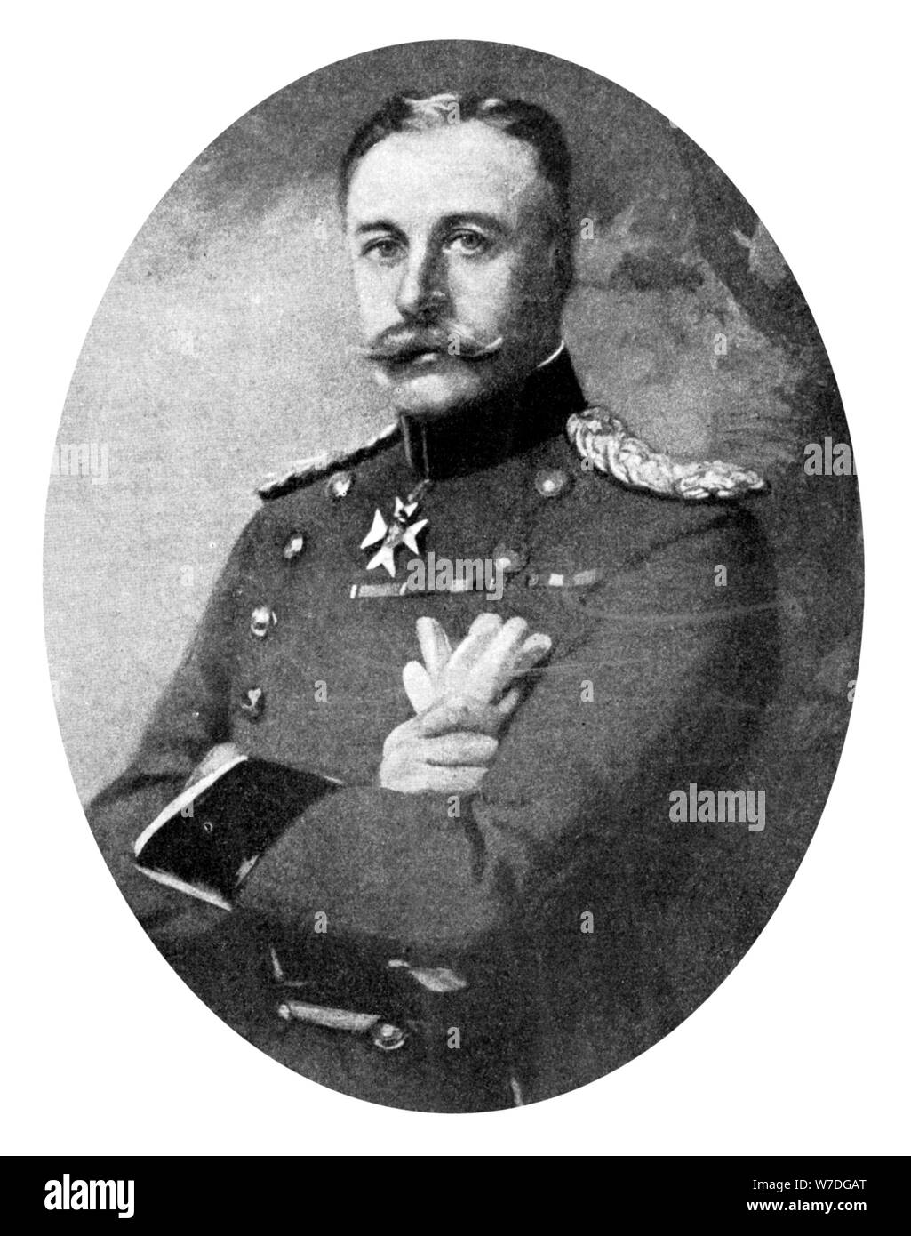 Il tenente generale Sir Douglas Haig, soldato britannico, la prima guerra mondiale, 1914.Artista: Giovanni Saint-Helier Lander Foto Stock