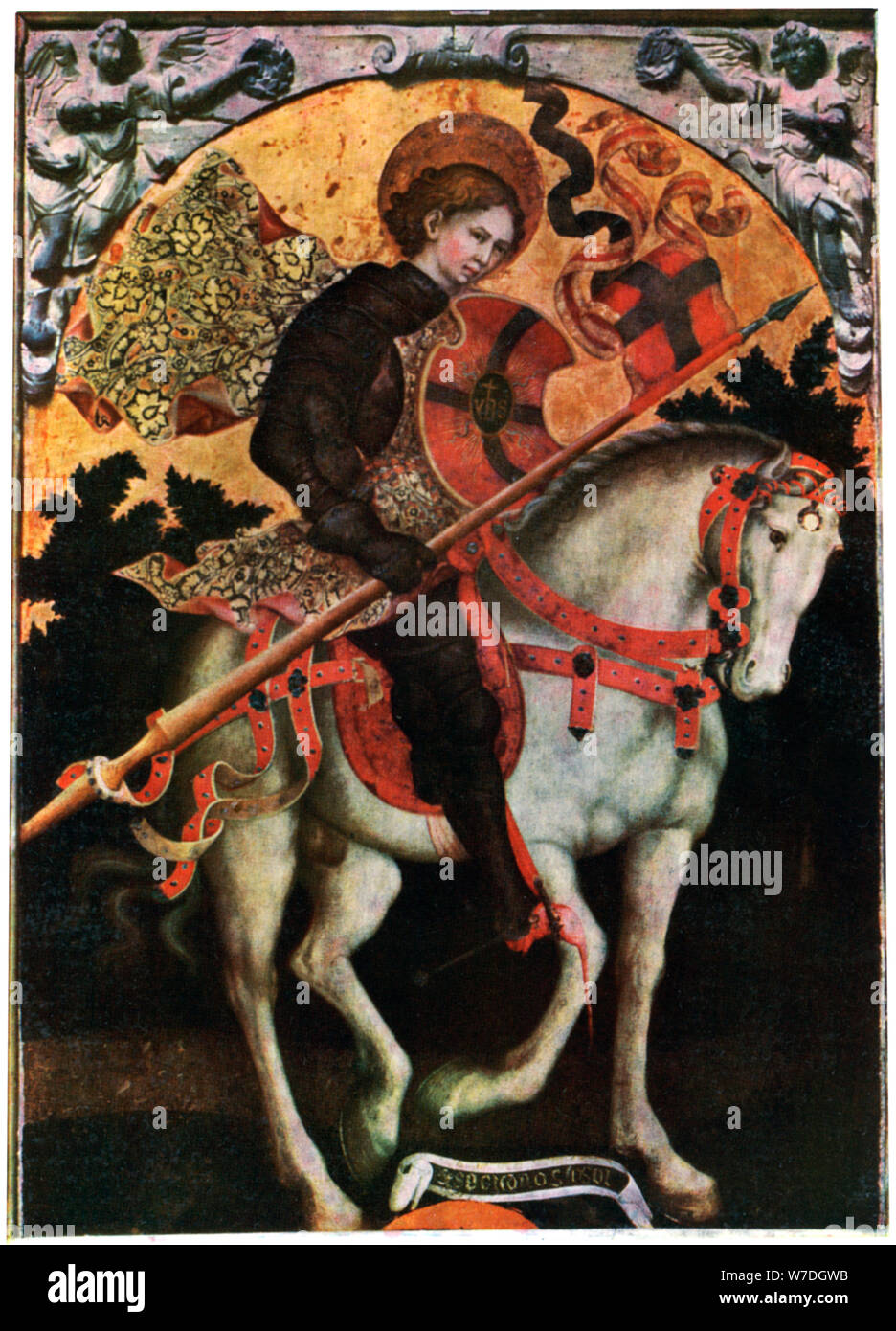 'St Chrisogonus', XV secolo (1933). Artista: Michele Giambono Foto Stock