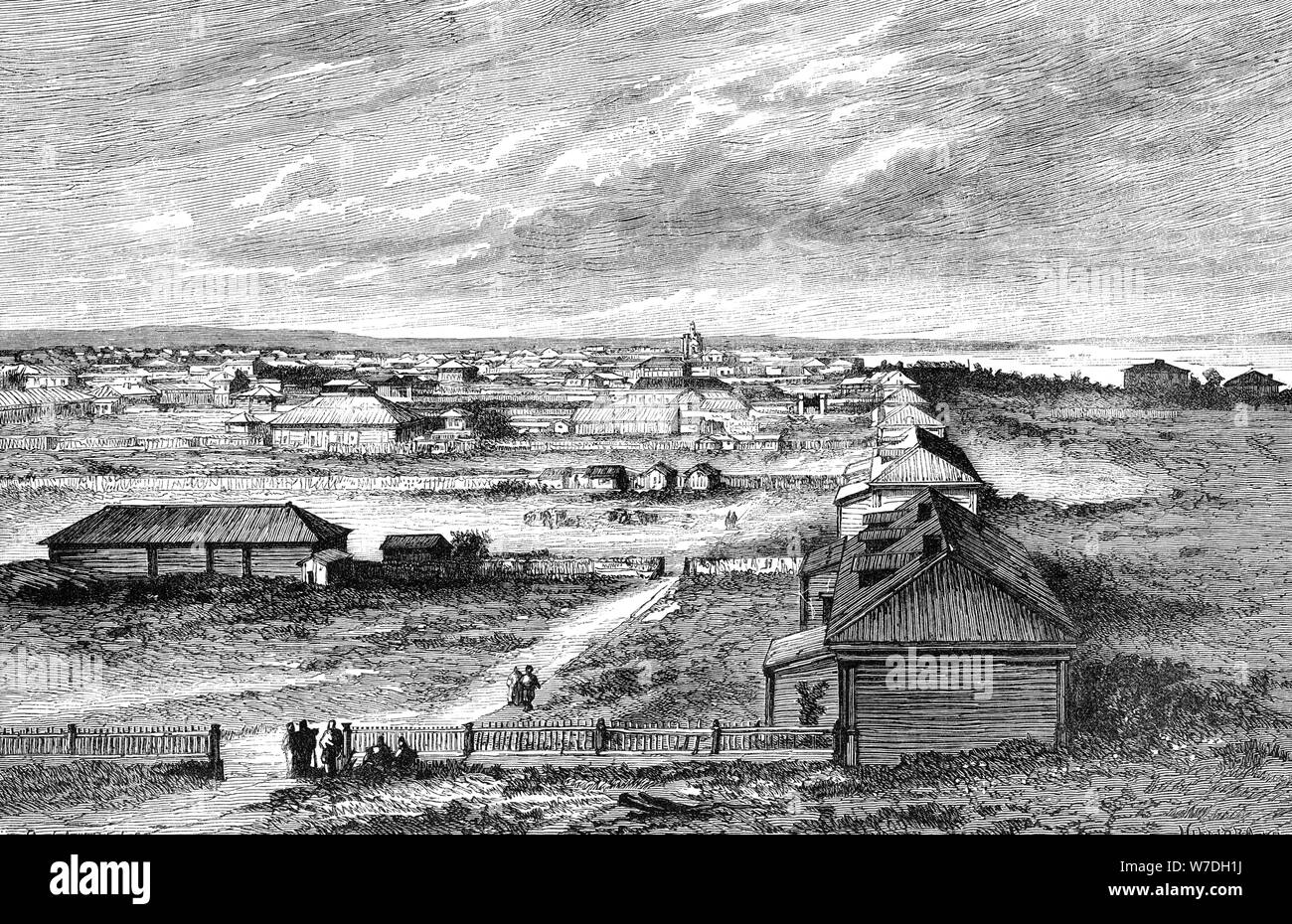 Blagovyeshchensk, Siberia, Russia, 1895. Artista: sconosciuto Foto Stock