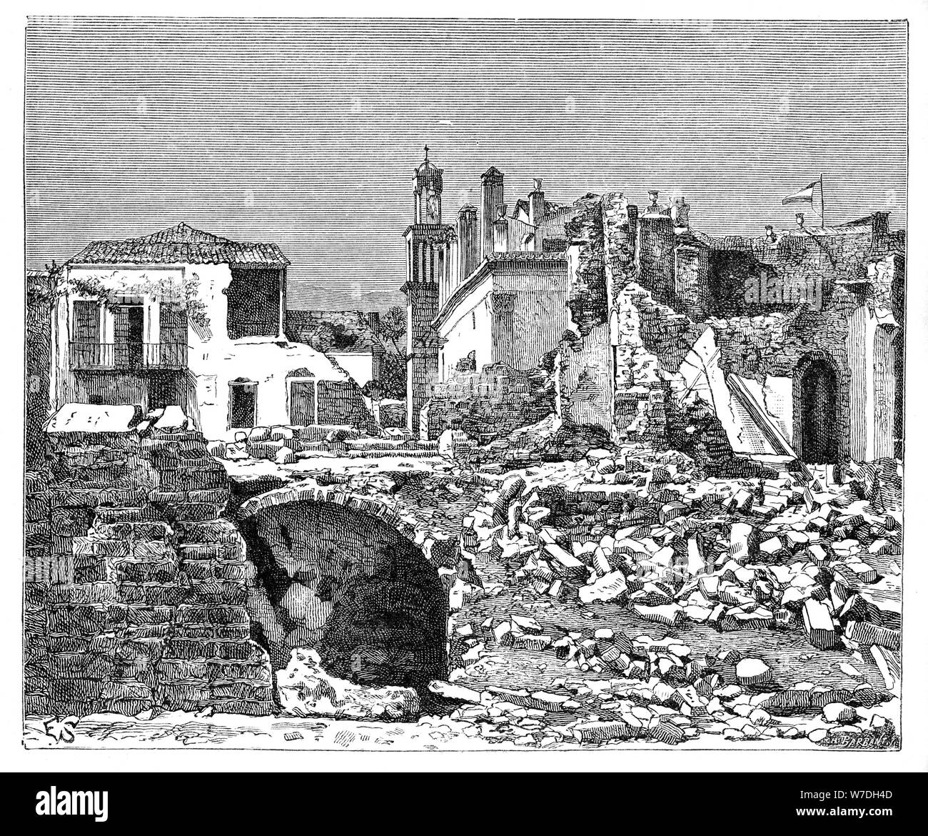 Chios, Grecia, 1895. Artista: sconosciuto Foto Stock