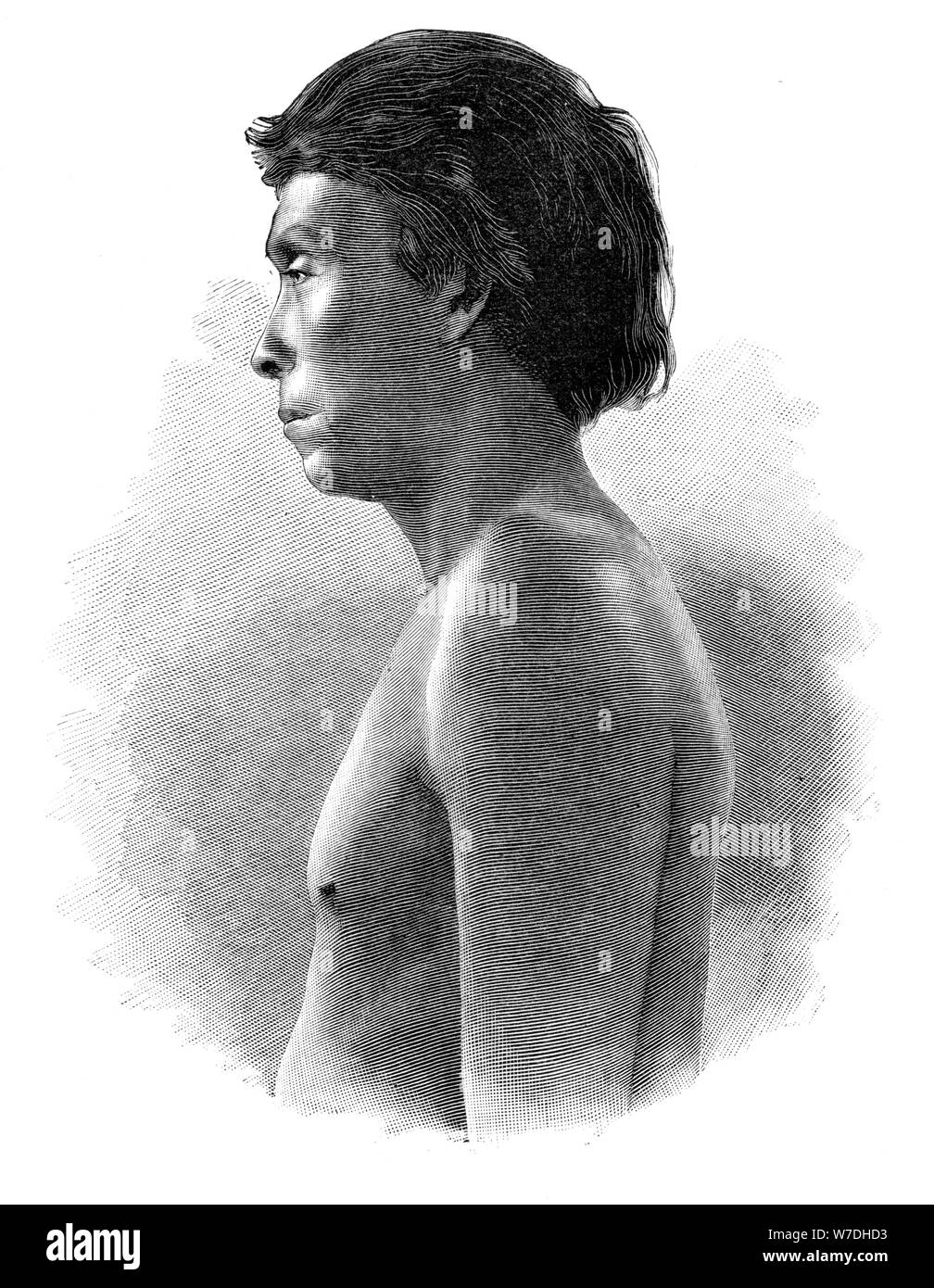 Guatsu indiani, America centrale, c1890. Artista: Henri Thiriat Foto Stock